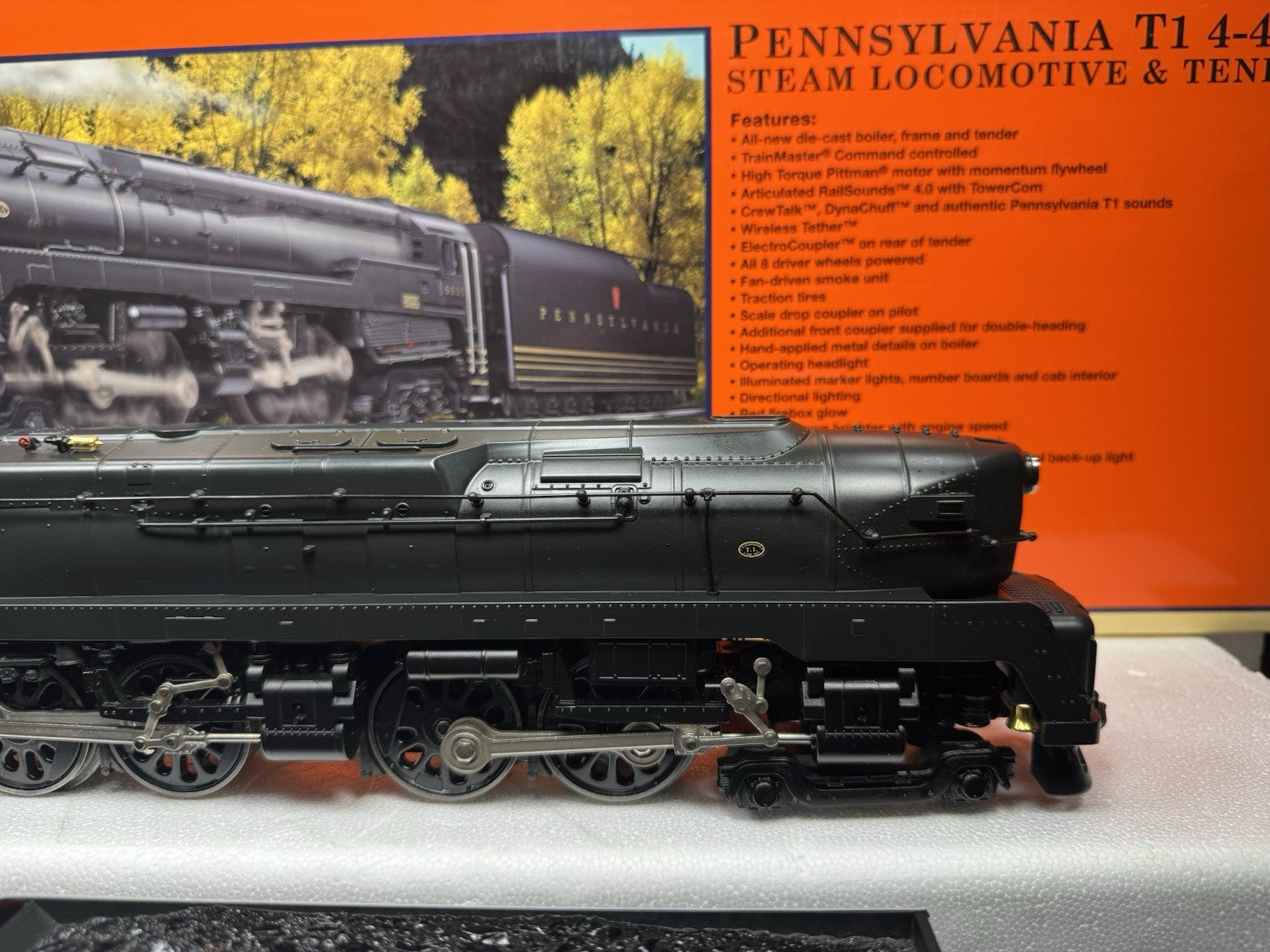 Lionel 6-28063 TMCC Pennsylvania PRR T1 4-4-4-4 Duplex steam engine #5511 LNIB9