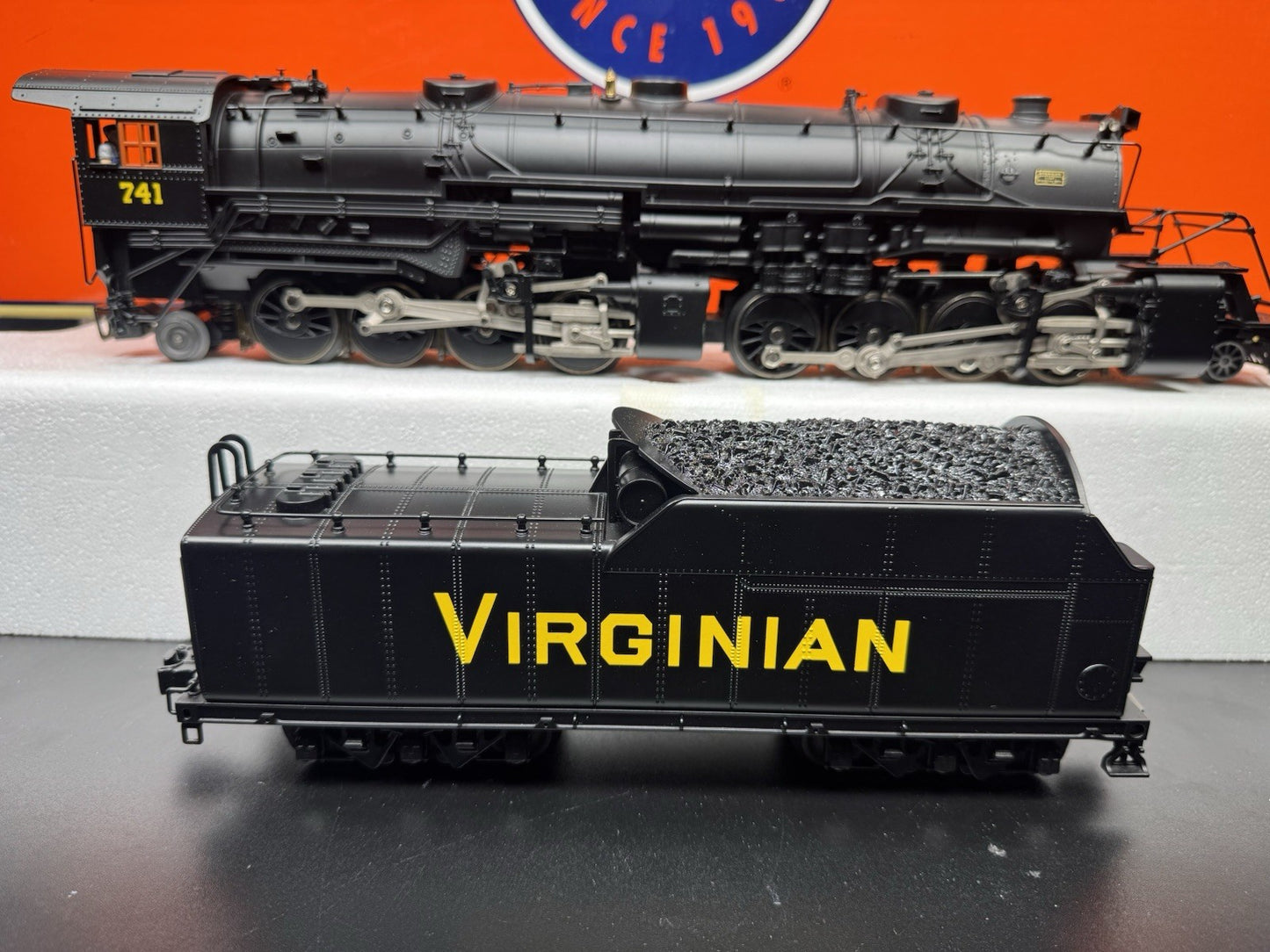 Lionel 6-38032 TMCC Virginian USRA 2-8-8-2 steam engine #741 LNIB11
