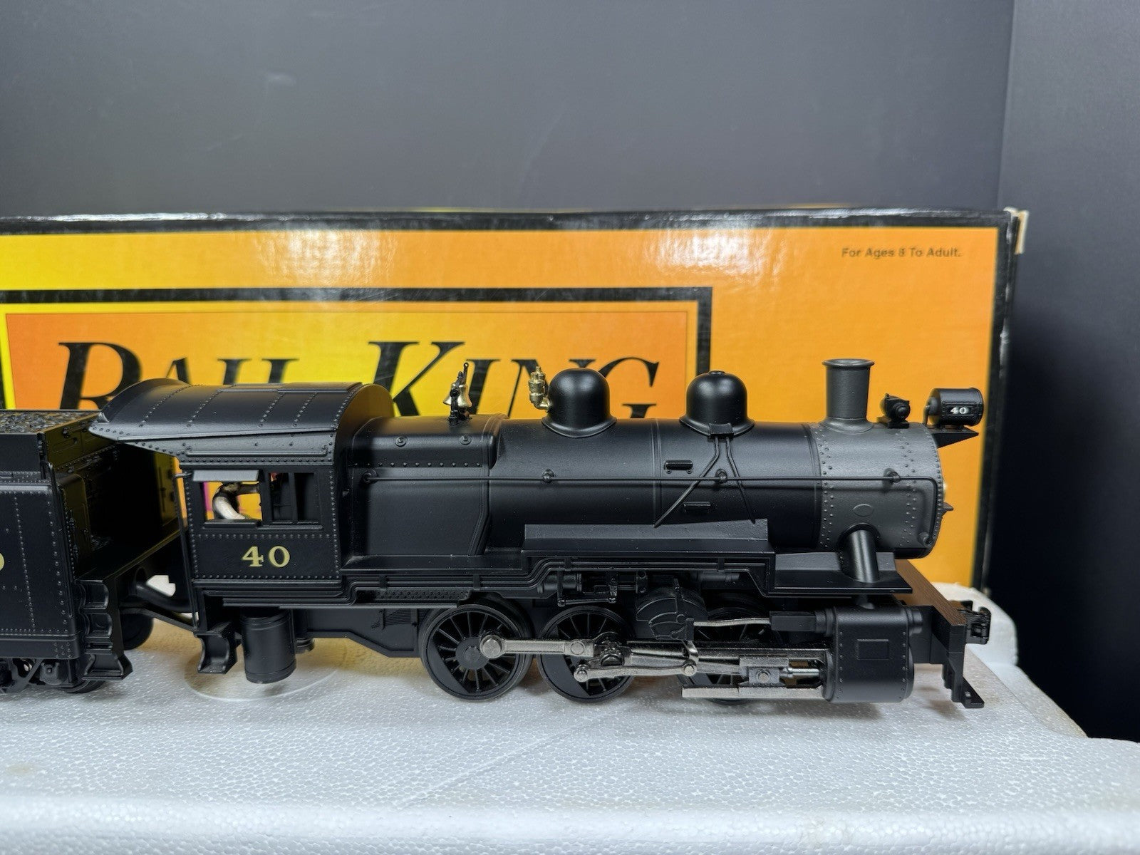 MTH RailKing 30-1346-1 Baltimore & Ohio B&O B-6 steam engine #40 PS2 BCR LNIB2
