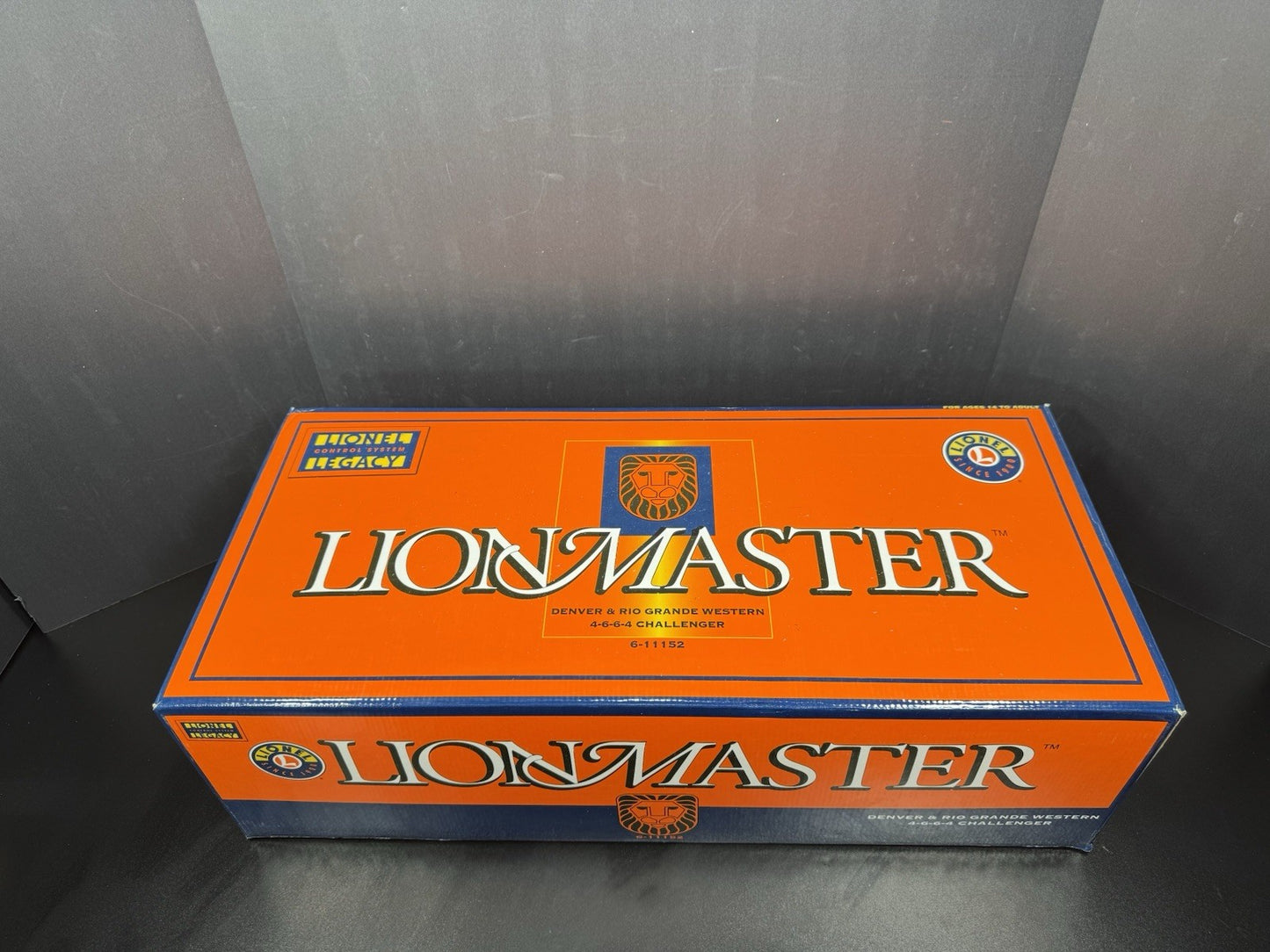 Lionel LEGACY 6-11152 LionMaster Rio Grande Challenger steam engine #3805 LNIB15