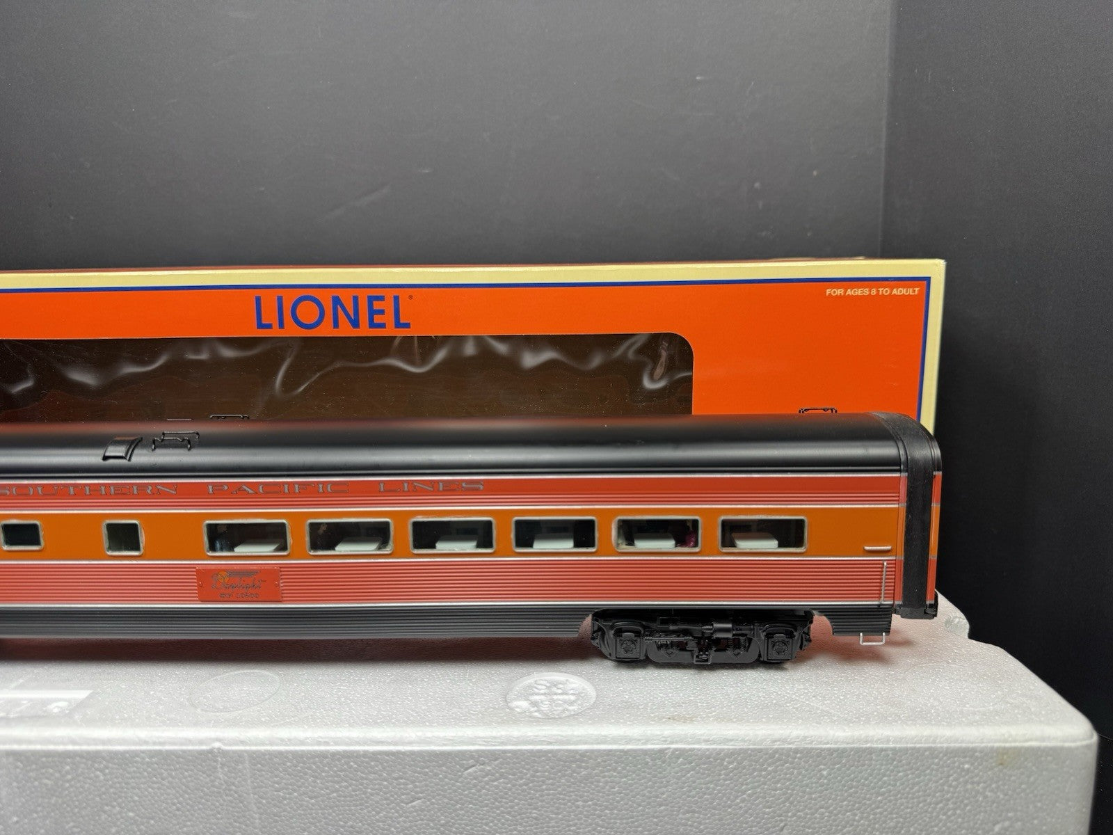 Lionel 6-25419 Southern Pacific 18" aluminum StationSounds diner car #10200 LNIB8