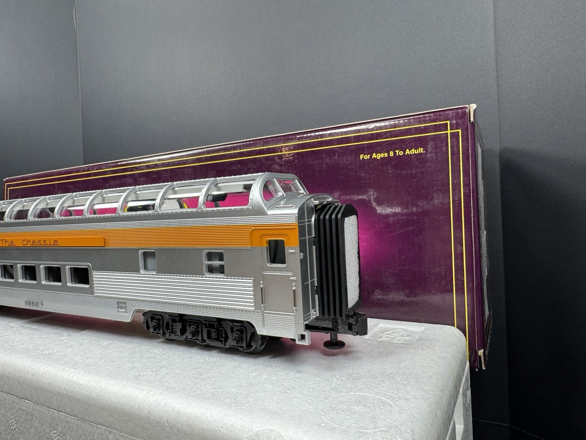 MTH 20-6749 Chessie 70' full-length vista dome passenger car #1852 LNIB9