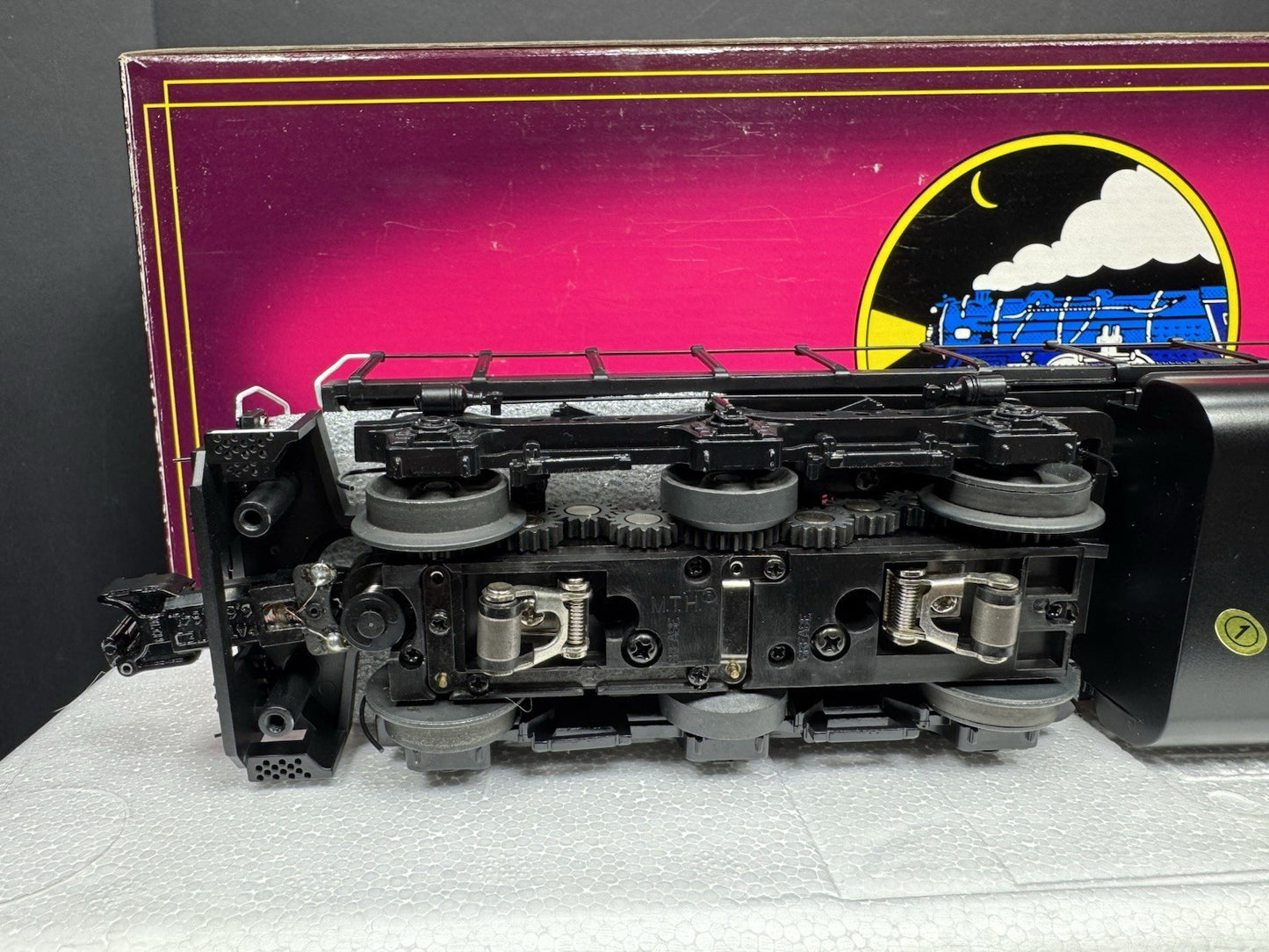 MTH 20-2668-1 Milwaukee Road SD40-2 diesel engine #142 PS2 BCR LNIB12
