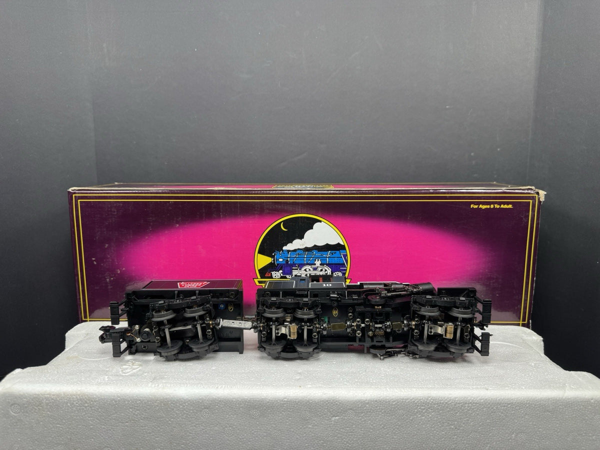 MTH 20-3039-1 Hillcrest Lumber Clmax logging steam engine #10 PS2 BCR LNIB10
