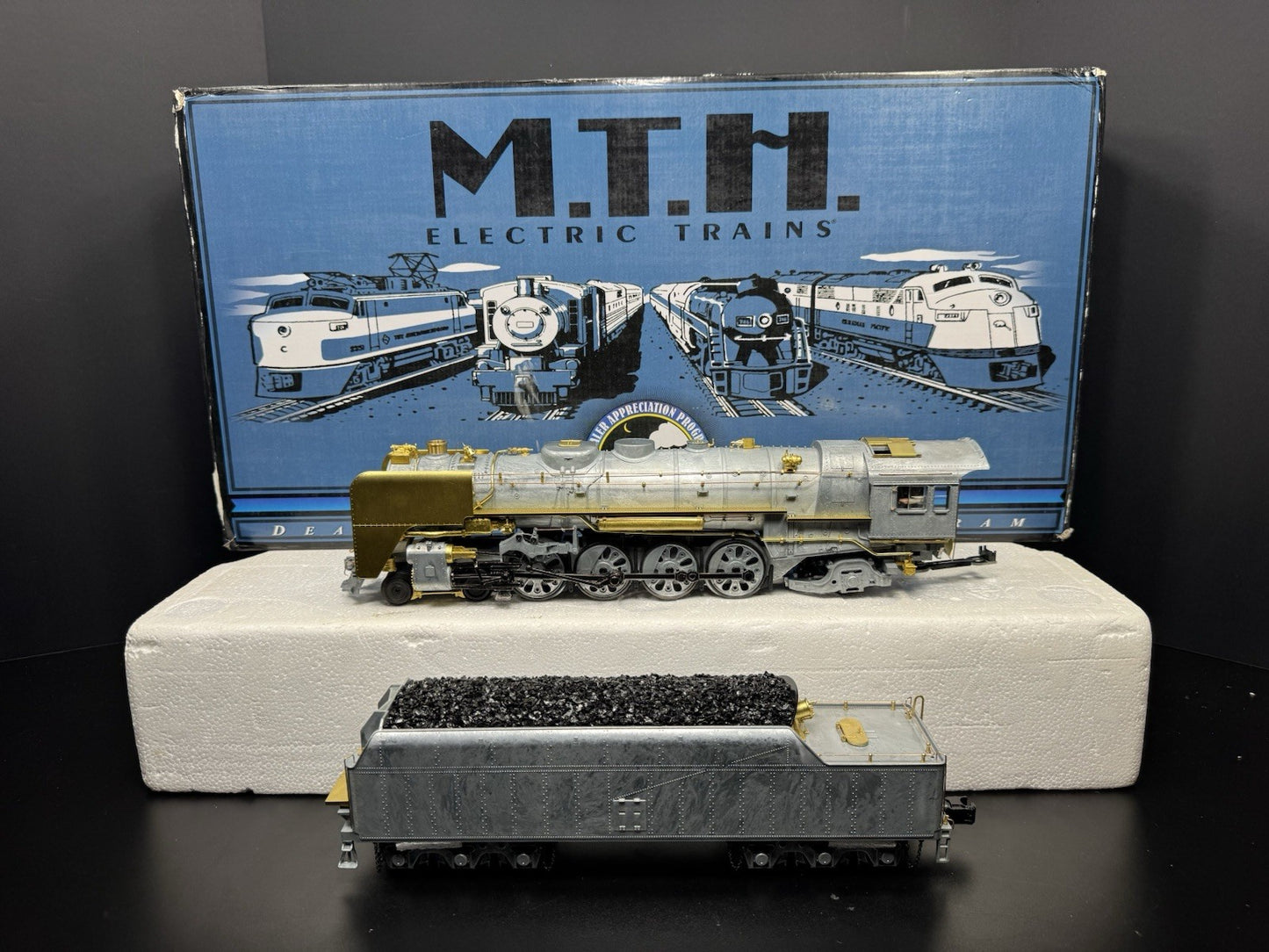 MTH 20-3407-1 Engineering Edition 4-8-2 L-3a Mohawk steam engine PS2 BCR LNIB6
