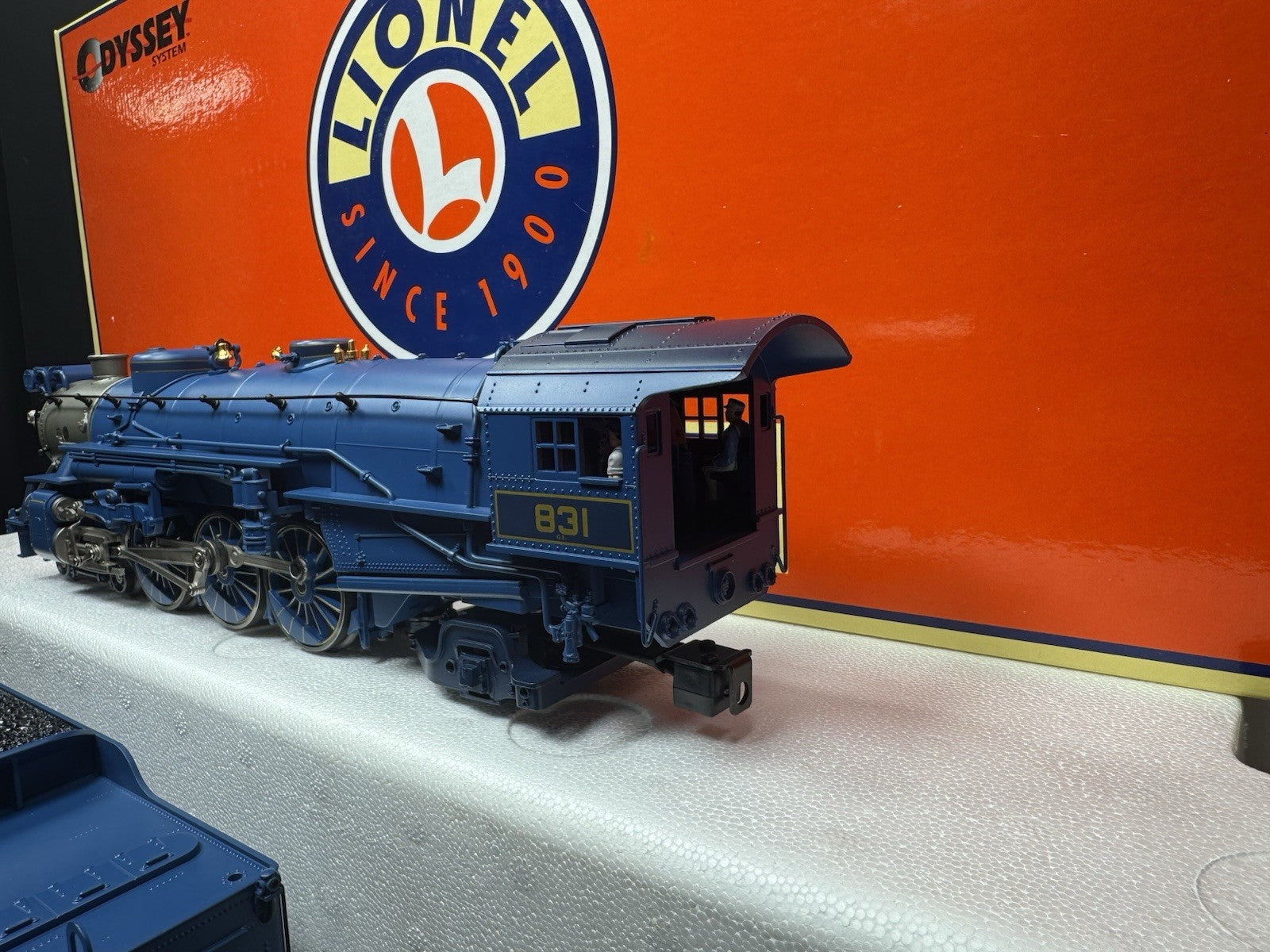 Lionel 6-21787 TMCC Jersey Central CNJ Blue Comet steam passenger set EX9