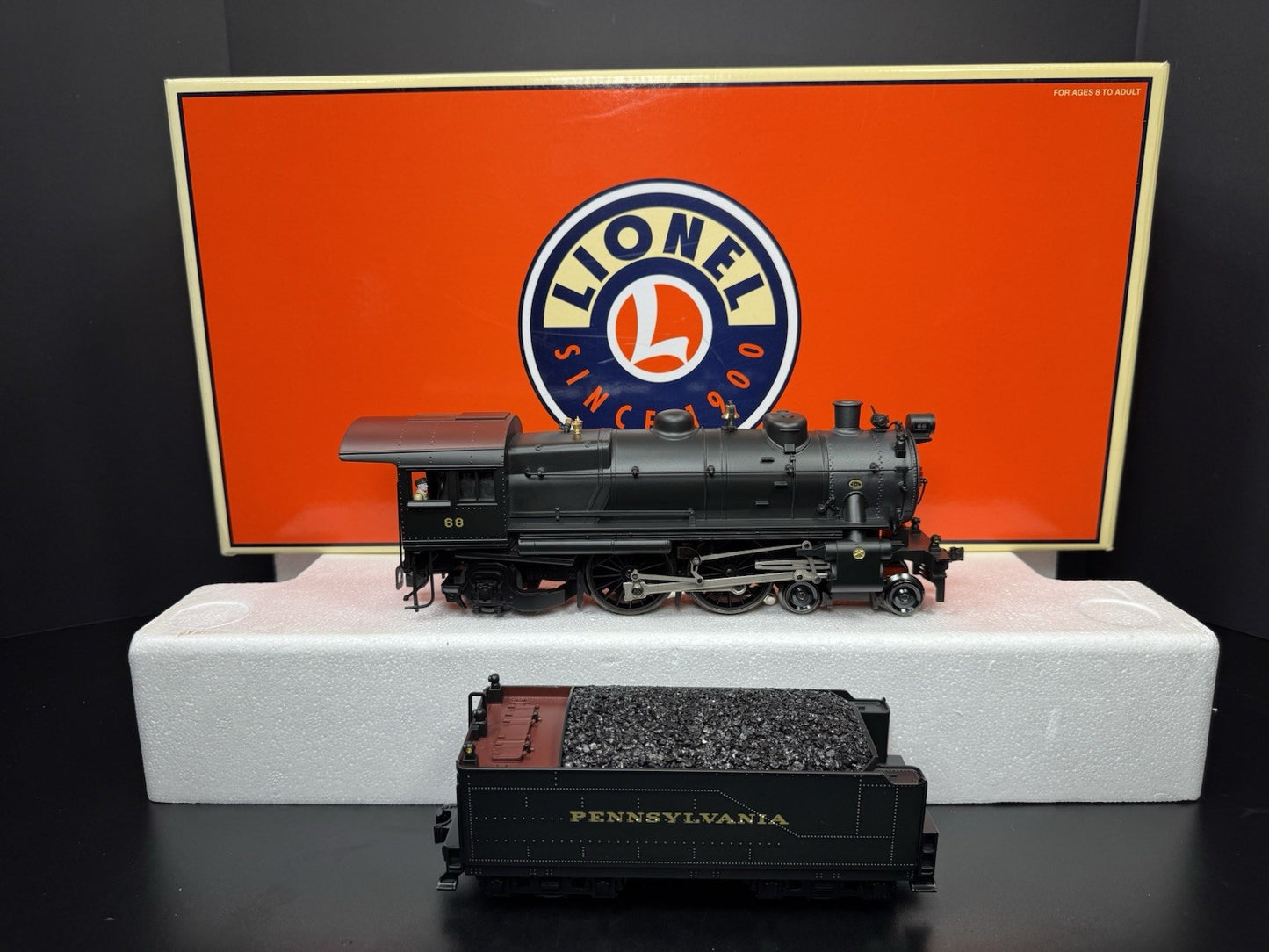 Lionel 6-28704 TMCC Pennsylvania PRR E-6 Atlantic steam engine #68 LNIB5