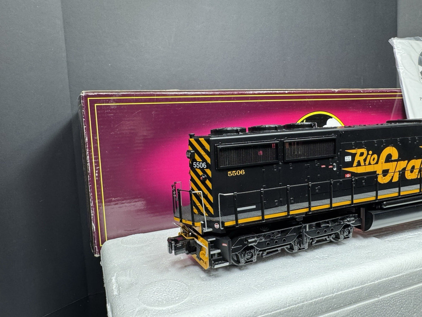 MTH 20-2579-1 Denver & Rio Grande SD50 diesel engine #5506 PS2 BCR LNIB6