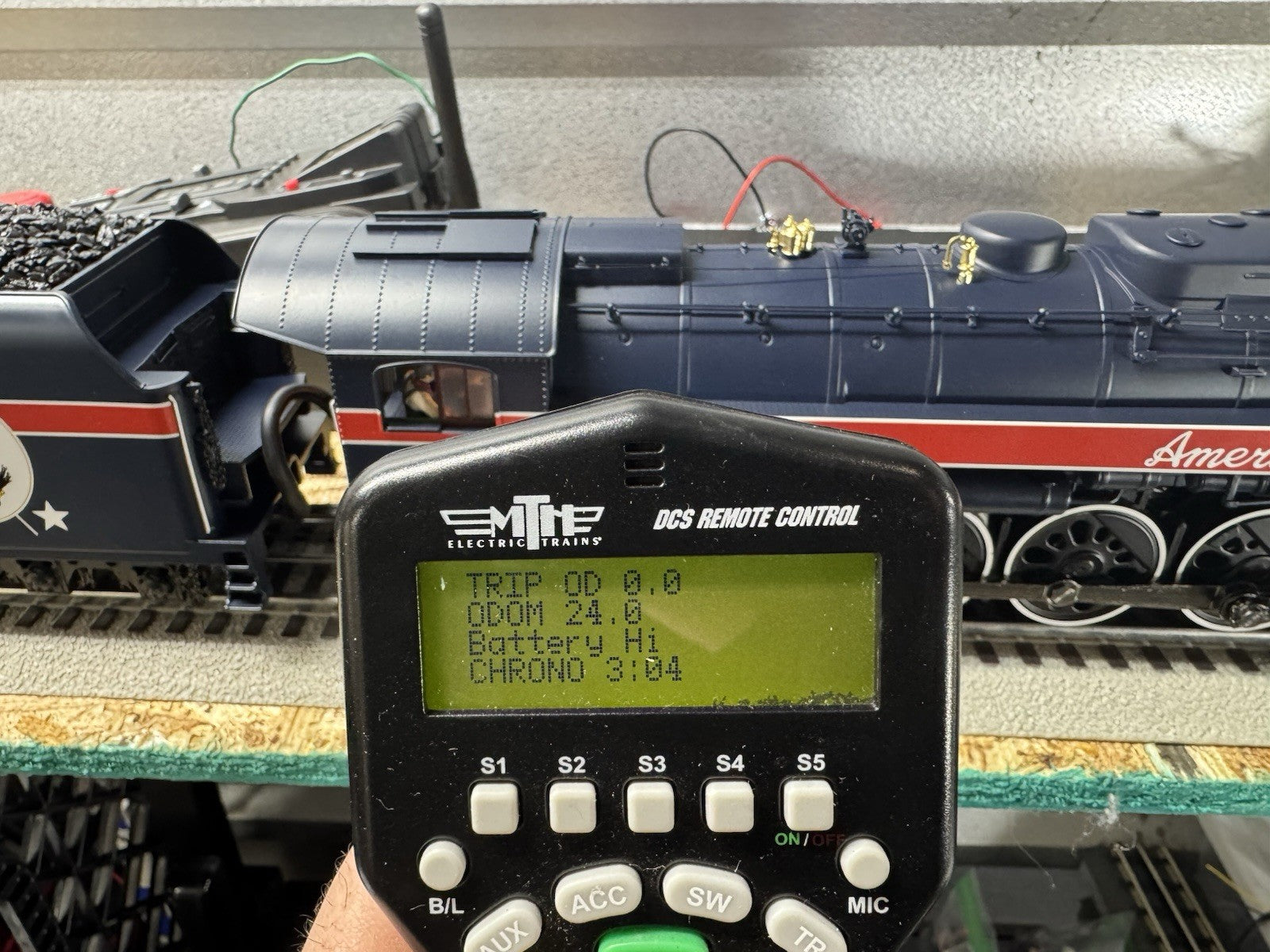 MTH 20-3131-1 American Freedom Train 4-8-4 T-1 steam engine #1 PS2 BCR LNIB14