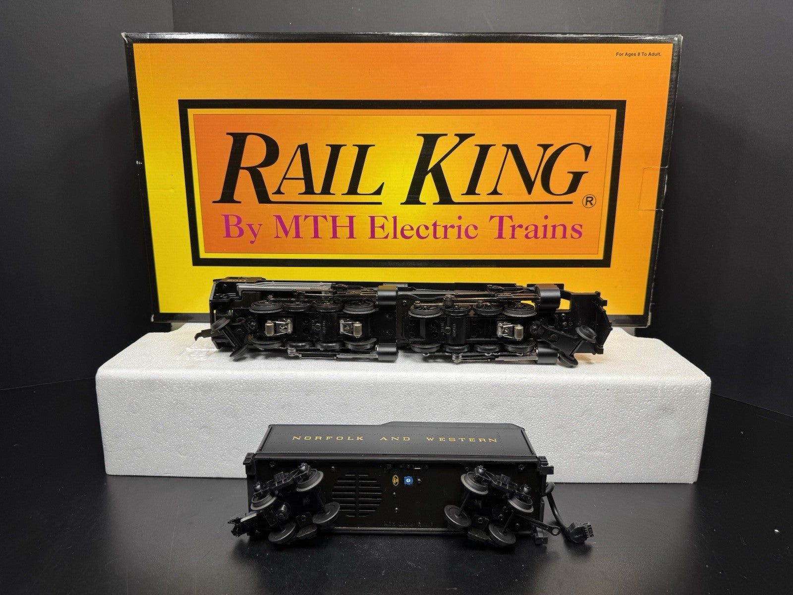 MTH RailKing 30-1307-1 Norfolk & Western 2-8-8-2 steam loco #2011 PS2 BCR LNIB12