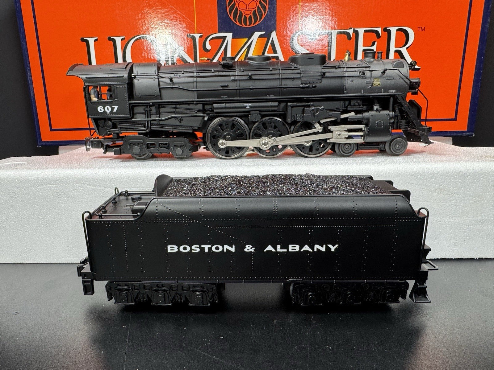 Lionel 6-38086 TMCC Lionmaster Boston & Albany J3a Hudson steam engine #607 LNIB4