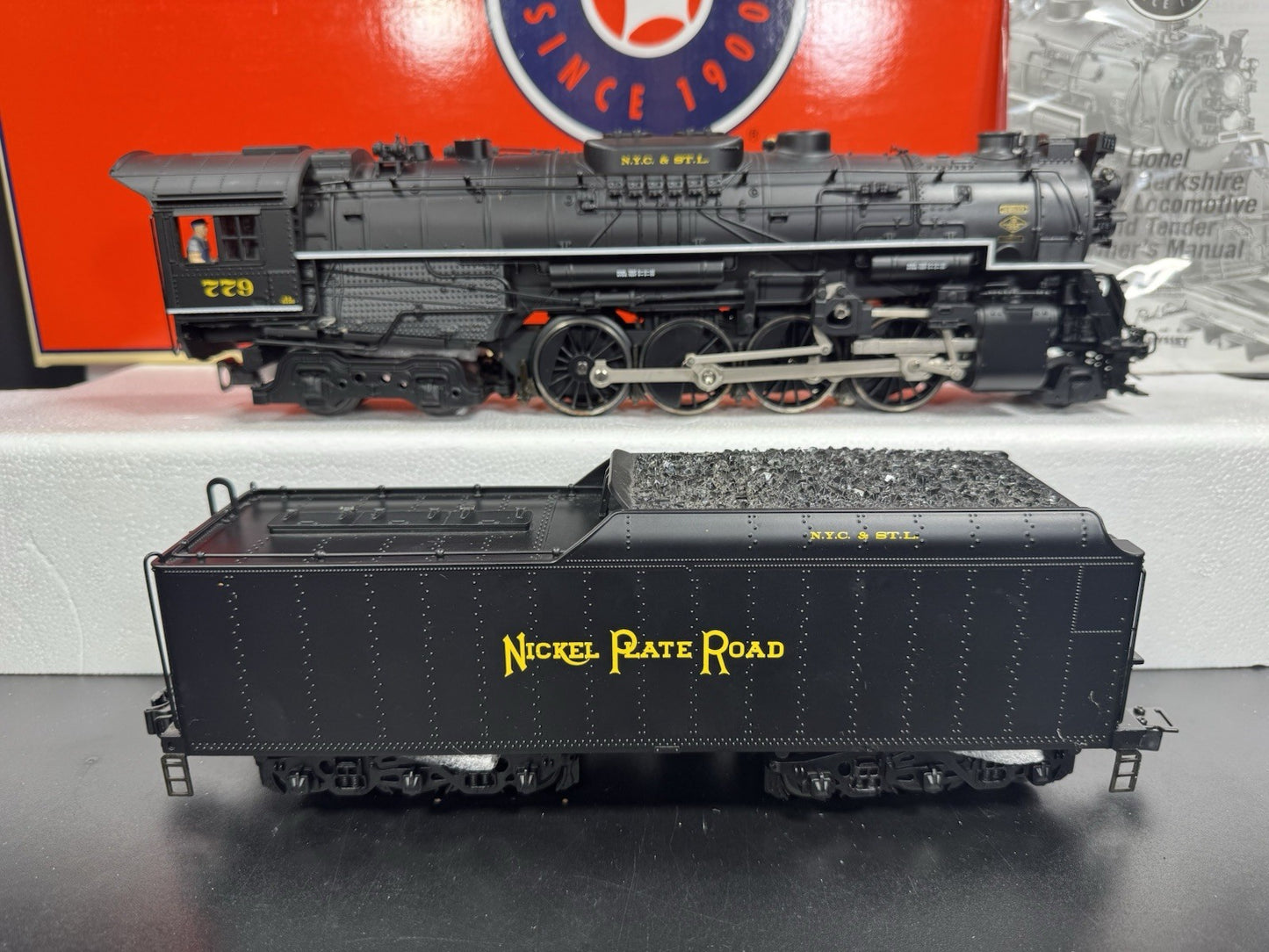Lionel 638050 TMCC Nickel Plate Road NKP 284 Berkshire steam engine #779 EX9