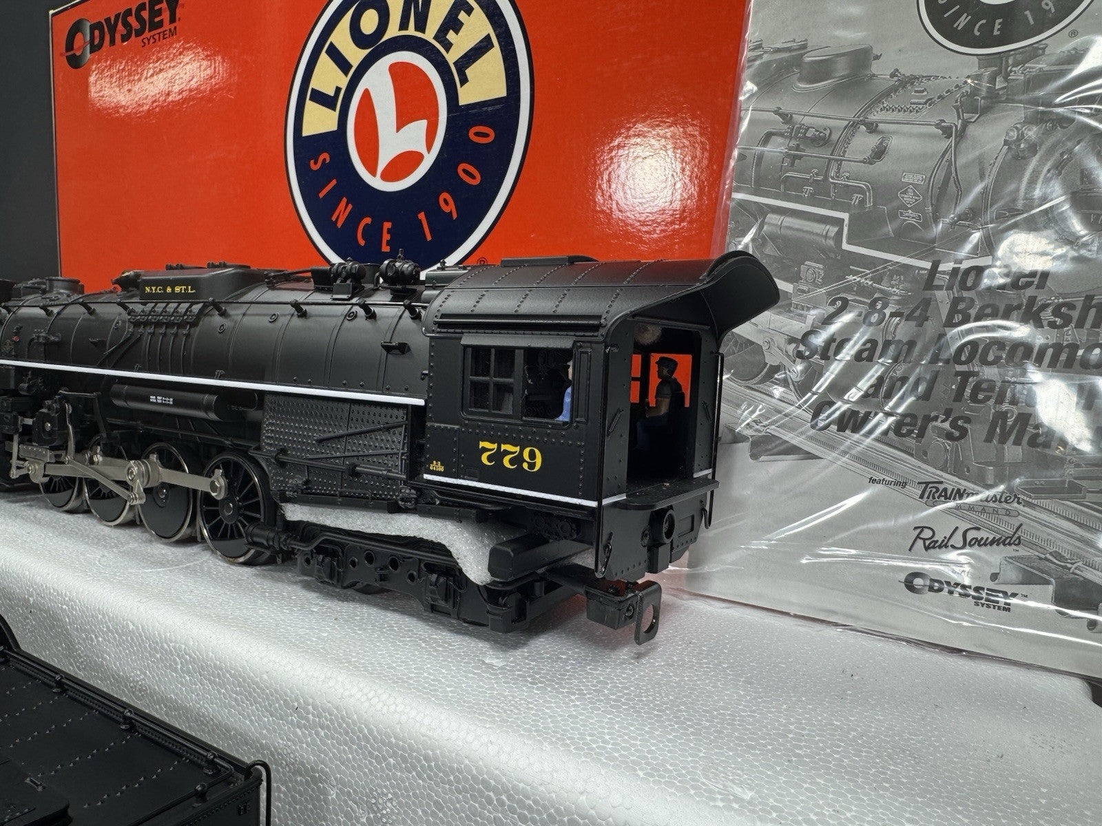 Lionel 638050 TMCC Nickel Plate Road NKP 284 Berkshire steam engine #779 EX3