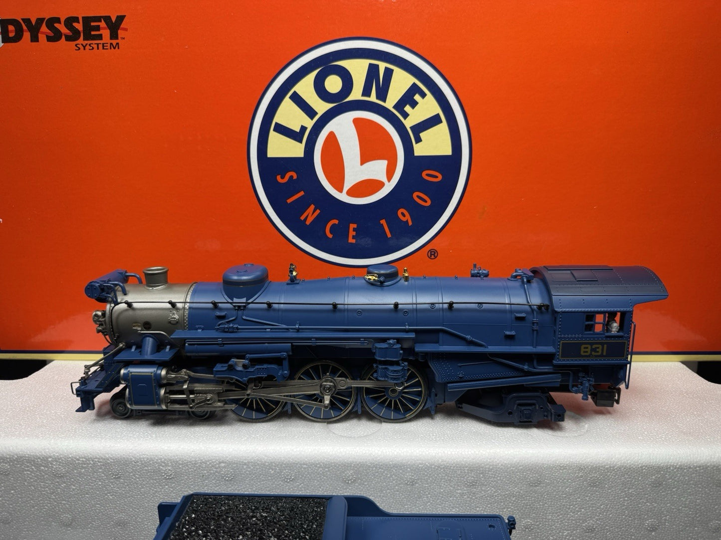 Lionel 6-21787 TMCC Jersey Central CNJ Blue Comet steam passenger set EX8