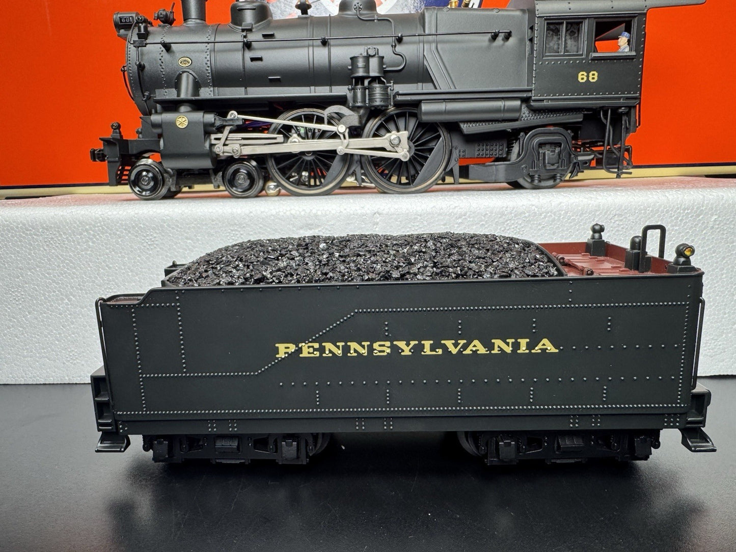 Lionel 6-28704 TMCC Pennsylvania PRR E-6 Atlantic steam engine #68 LNIB4