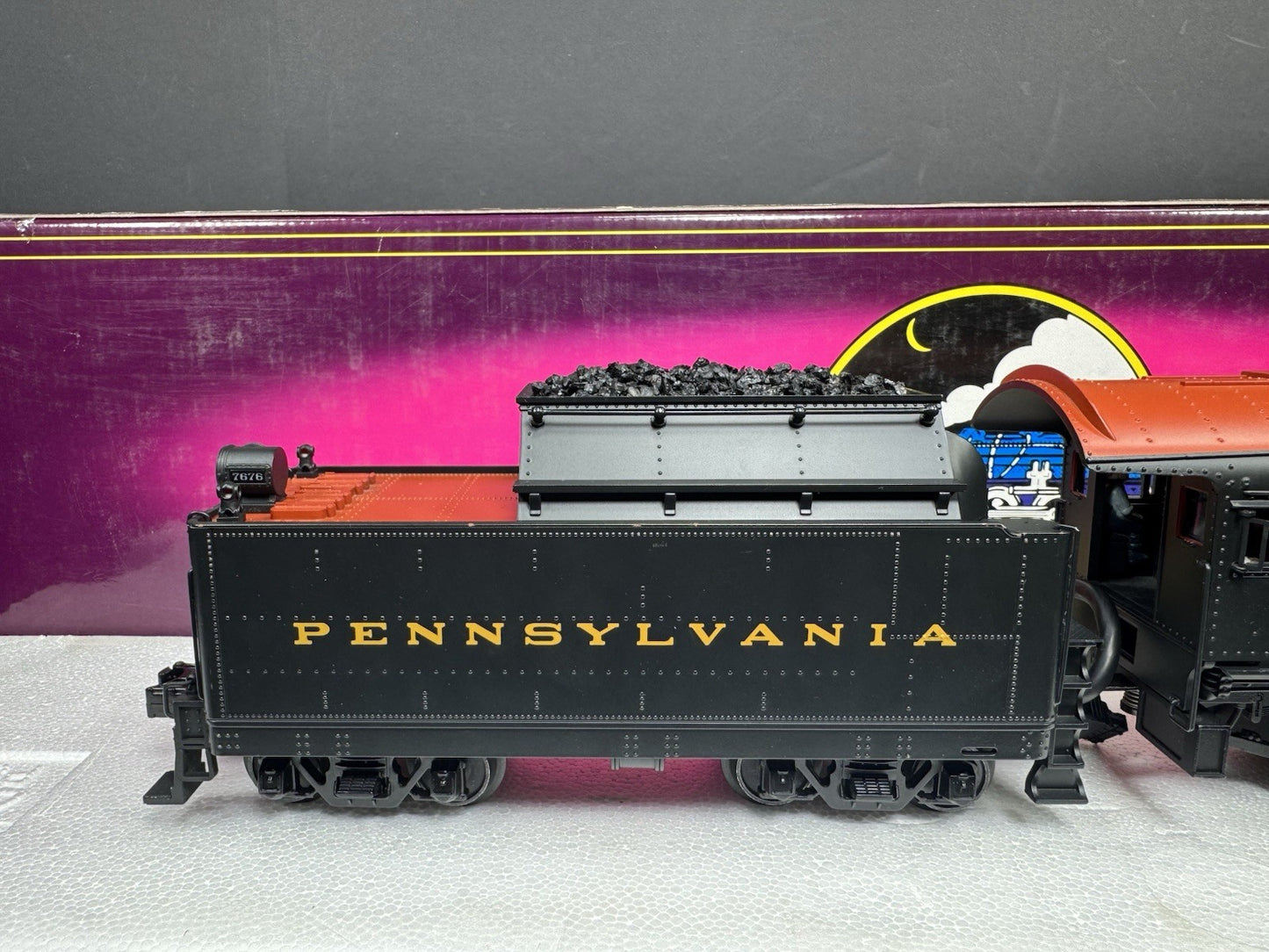 MTH 20-3055-1 Pennsylvania PRR H10s Consolidation steam engine #7676 PS2 EX7