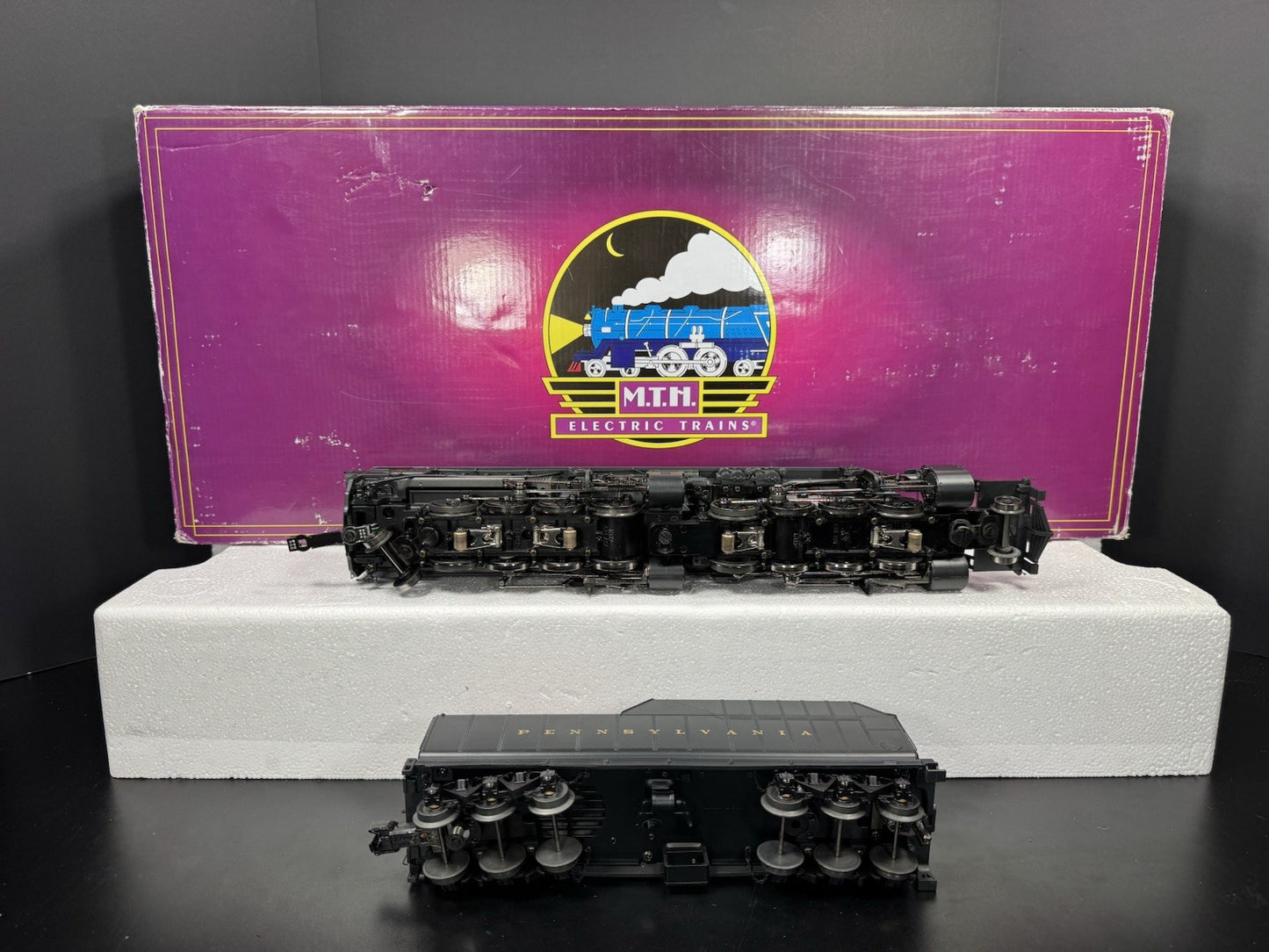MTH 20-3516-1E Pennsylvania PRR 2-8-8-2 Y-3 steam engine #377 PS3 EX12