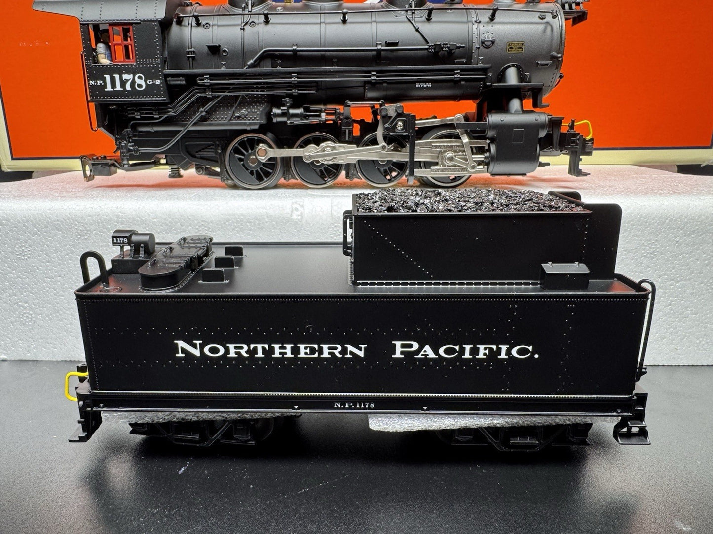 Lionel 6-28701 TMCC Northern Pacific NP 0-8-0 steam switcher engine #1178 LNIB9
