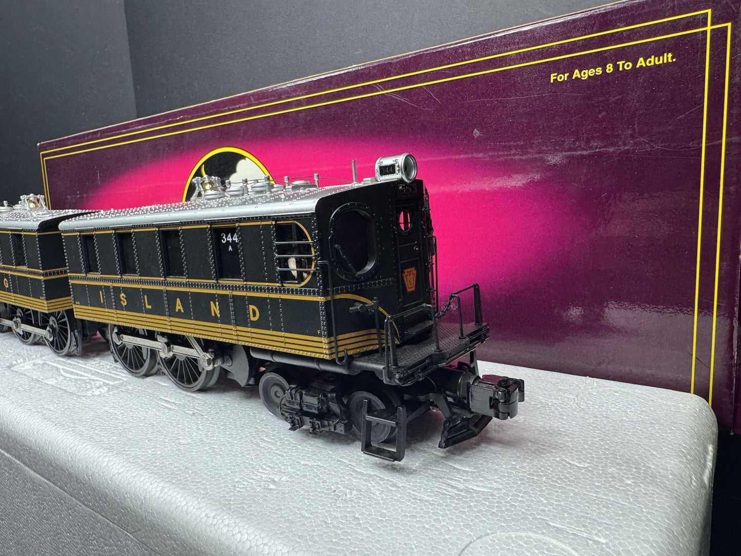 MTH 20-5534-1E Long Island DD-1 electric engine #344A #344B PS2 BCR EX9