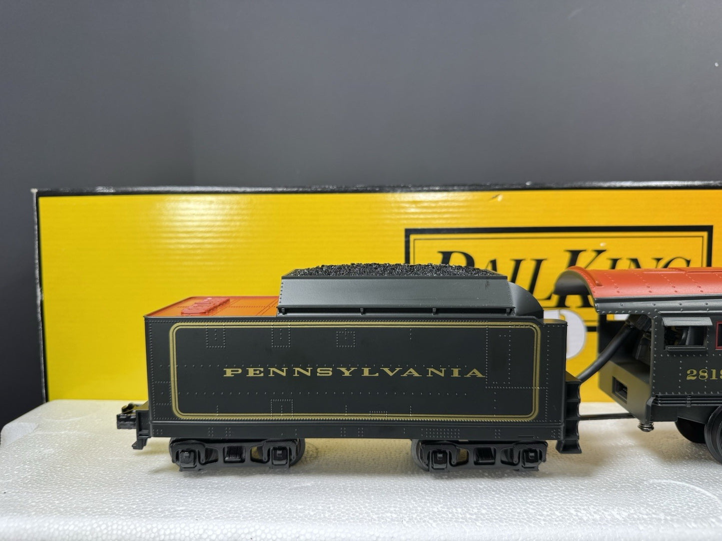 MTH RailKing 30-4136-1E Pennsylvania PRR 2-8-0 steam engine #2819 PS2 BCR LNIB7