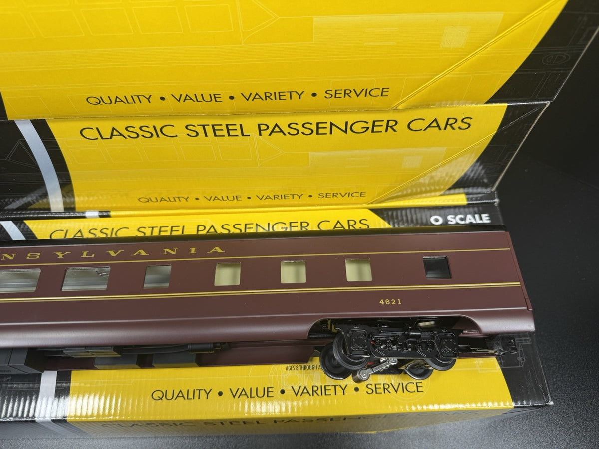 K-Line K-4680NN Pennsylvania Jeffersonian 21" aluminum passenger 4-car set LNIB3