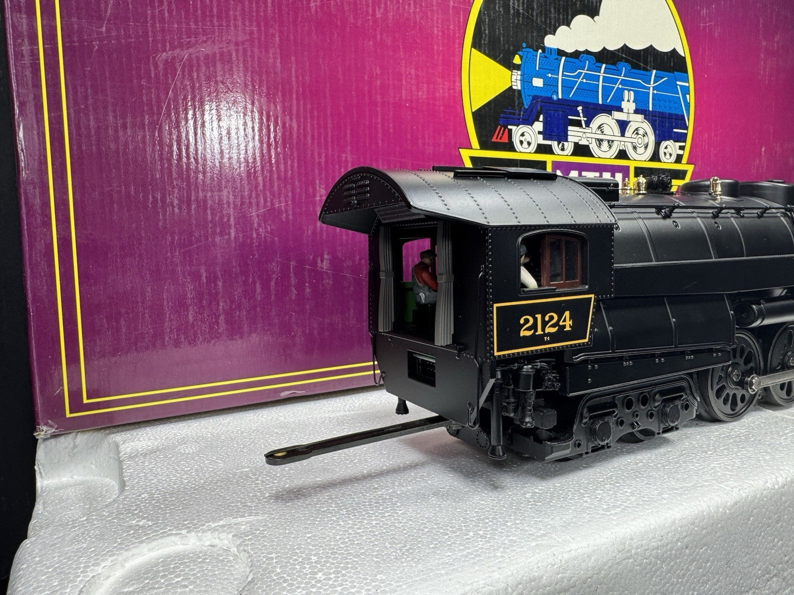 MTH 20-3130-1 Reading 4-8-4 T-1 steam engine #2124 PS2 BCR LNIB3