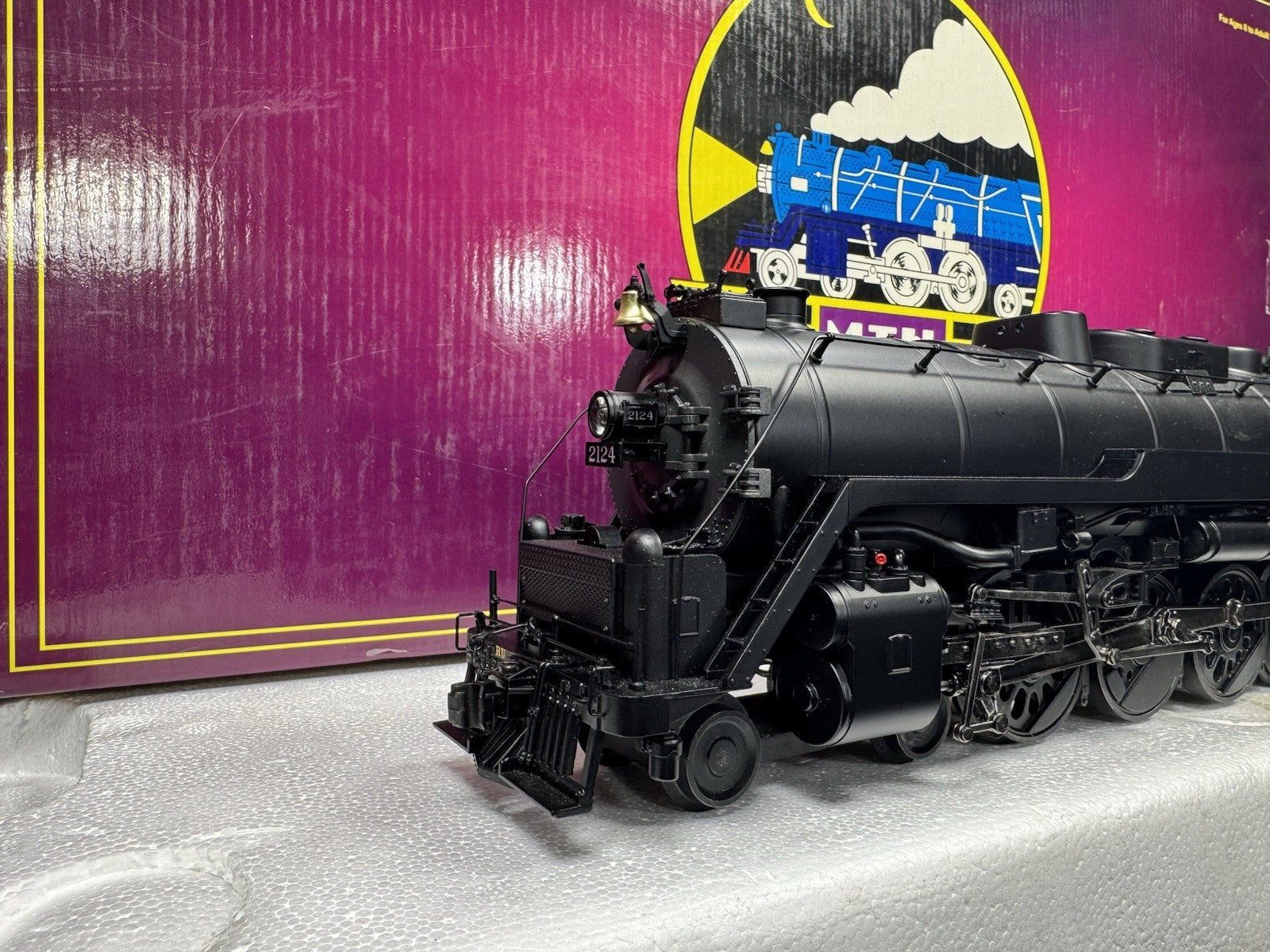 MTH 20-3130-1 Reading 4-8-4 T-1 steam engine #2124 PS2 BCR LNIB6