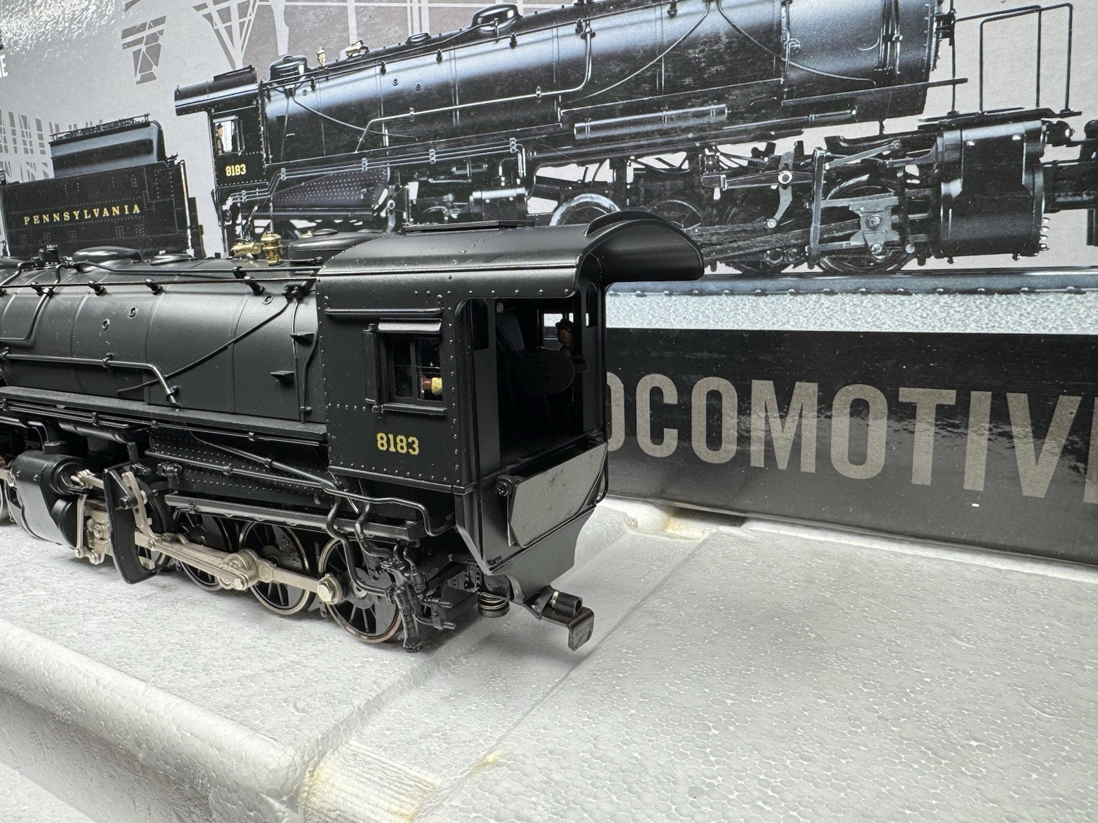 Lionel VISIONLINE 6-11154 Pennsylvania PRR 0-8-8-0 CC2 steam engine #8183 EX10