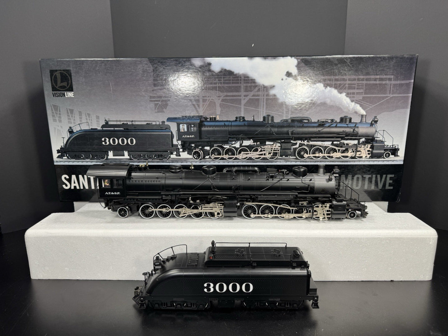 Lionel VISIONLINE 6-11155 Santa Fe 2-10-10-2 steam engine #3000 EX0