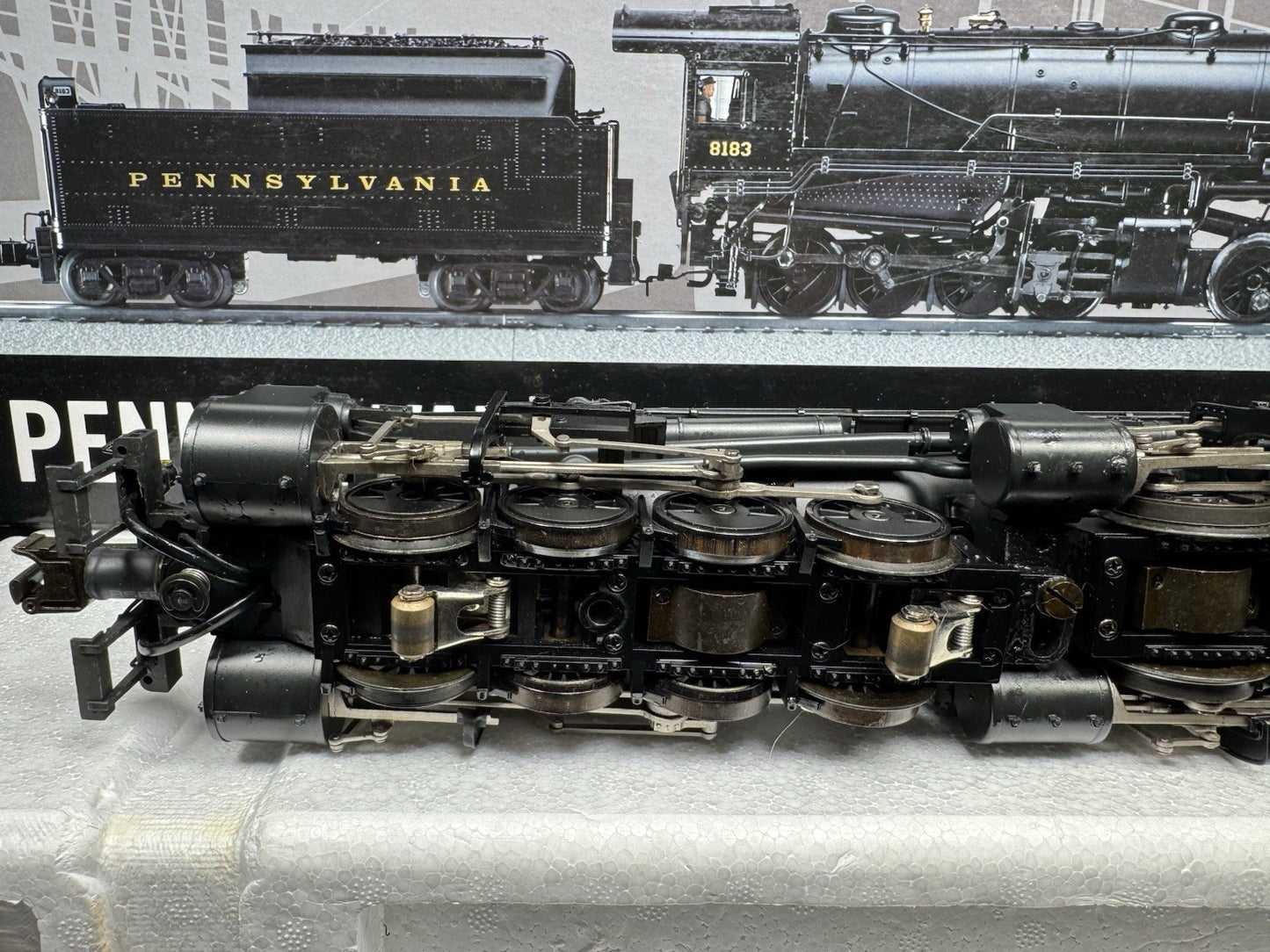 Lionel VISIONLINE 6-11154 Pennsylvania PRR 0-8-8-0 CC2 steam engine #8183 EX13