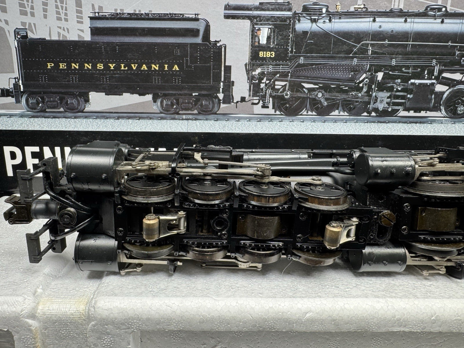 Lionel VISIONLINE 6-11154 Pennsylvania PRR 0-8-8-0 CC2 steam engine #8183 EX13