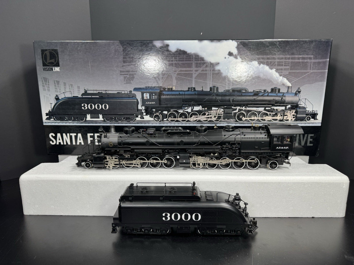 Lionel VISIONLINE 6-11155 Santa Fe 2-10-10-2 steam engine #3000 EX6