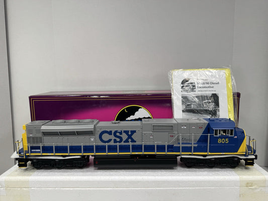 MTH 20-2301-1 CSX SD-80MAC diesel engine #805 PS 2.0 BCR LNIB0