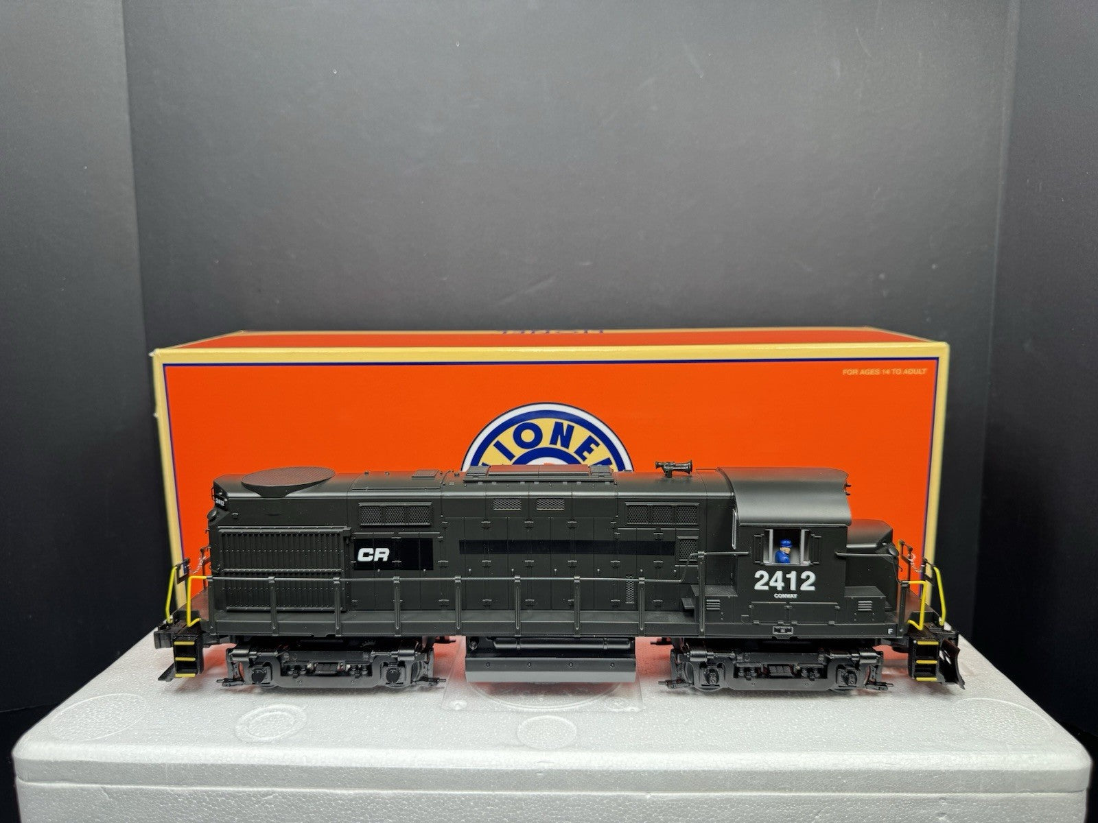Lionel LEGACY 2233341 Conrail CR RS-27 diesel engine #2412 LNIB5