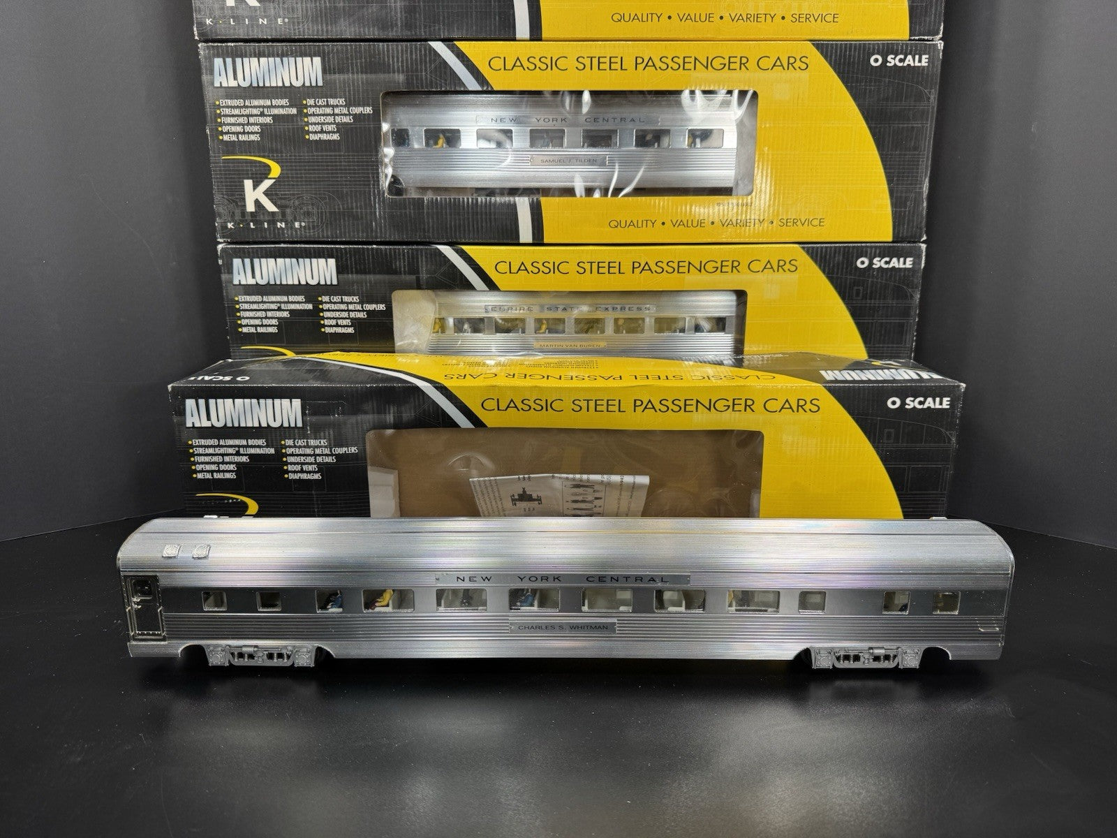 K-Line K-4670M New York Central NYC 21" aluminum passenger 4-car set LNIB1