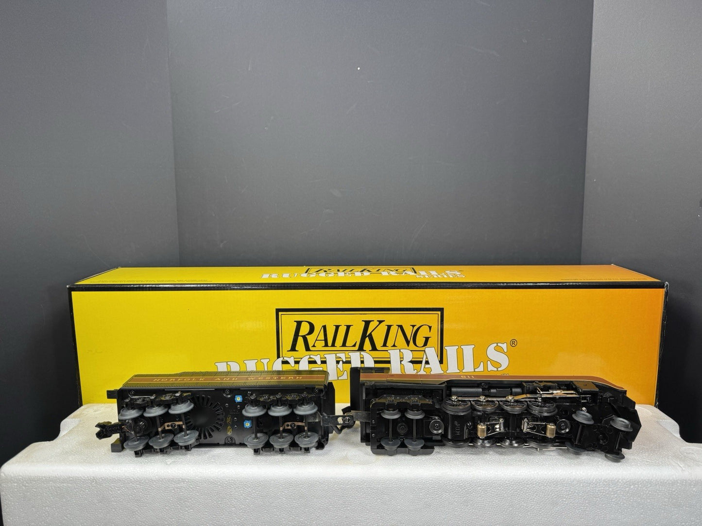 MTH RailKing 30-4183-1E Norfolk 7 Western J-class steam engine #611 PS2 BCR LNIB10