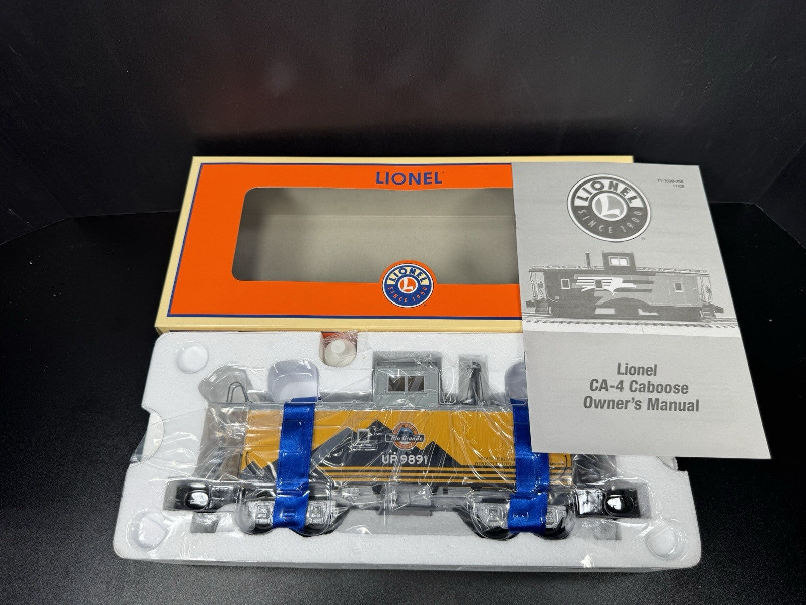 Lionel 6-27624 UP heritage Denver & Grande D&RGW CA-4 smoking caboose #9891 NIB0