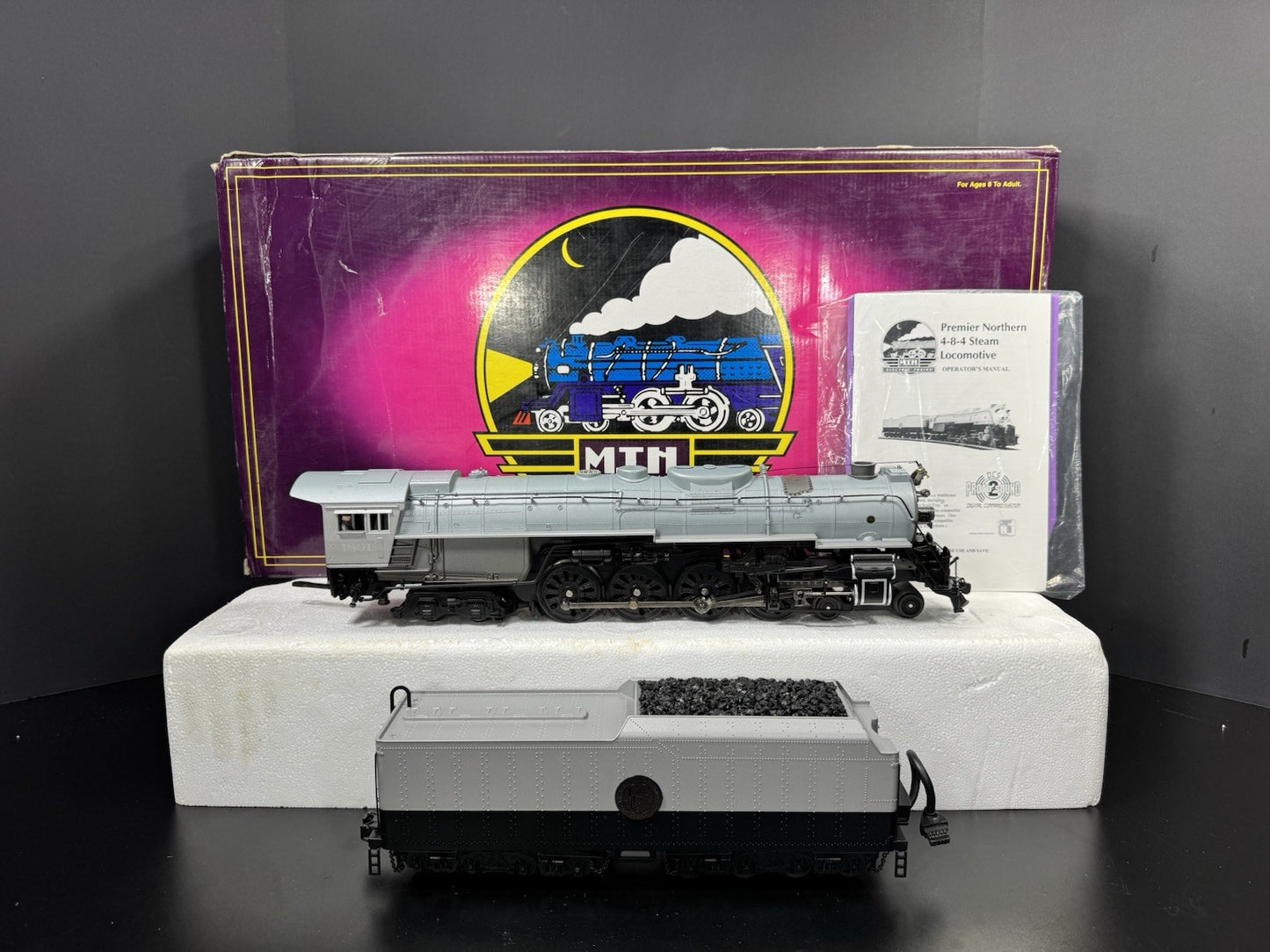 MTH 20-3083-1 Atlantic Coast Line 4-8-4 Northern steam engine #1801 PS2 BCR EX0