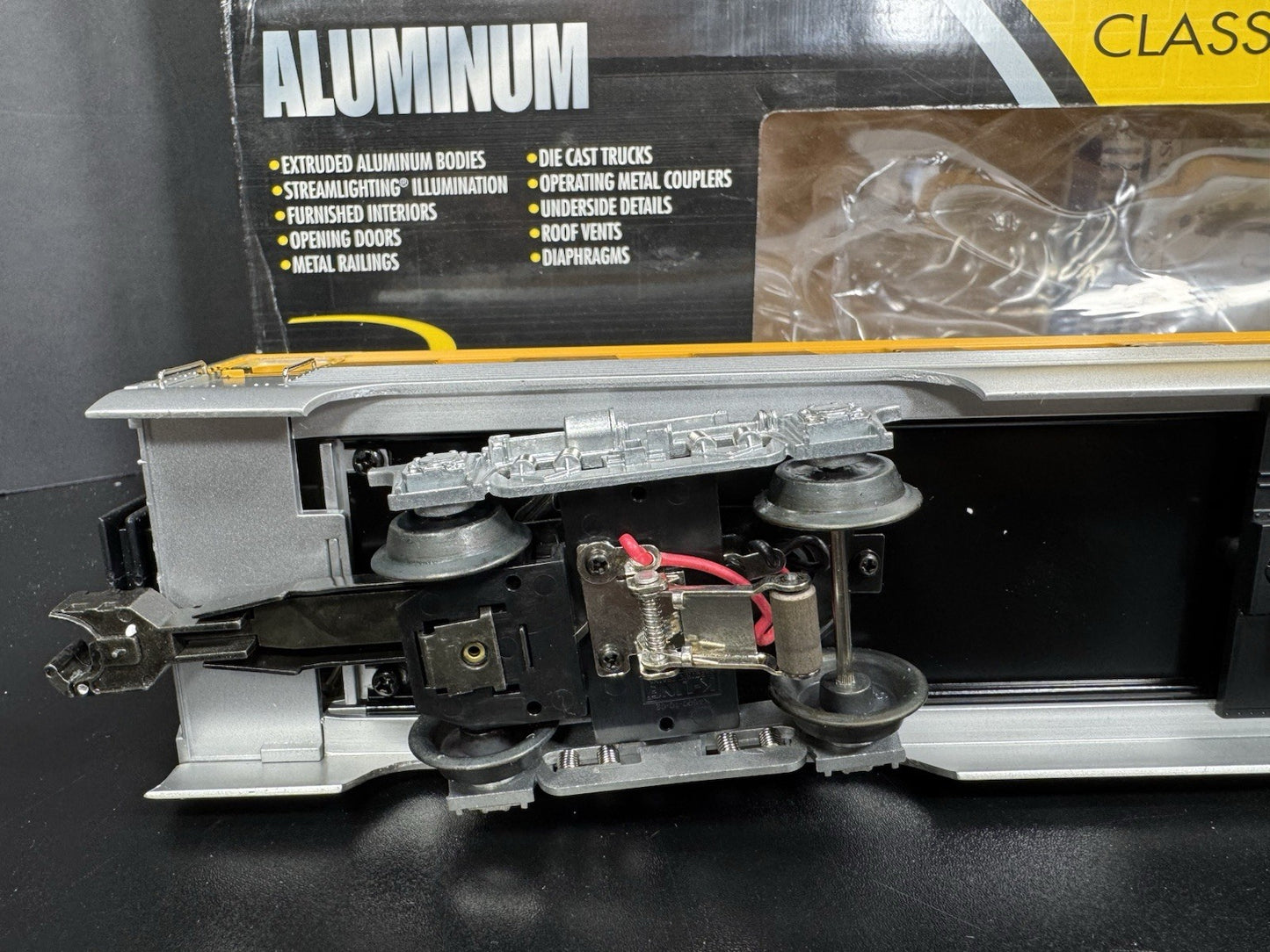 K-Line K-4621B Rio Grande Prospector 21" aluminum passenger 4-car set LNIB11