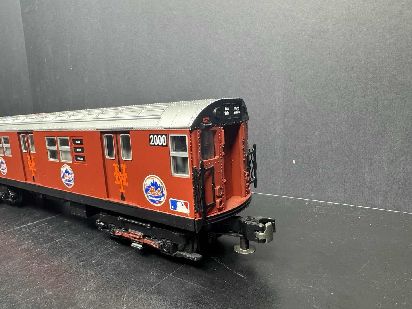 MTH RailKing New York Mets R-17 powered subway car #2000 PS2 BCR LN4