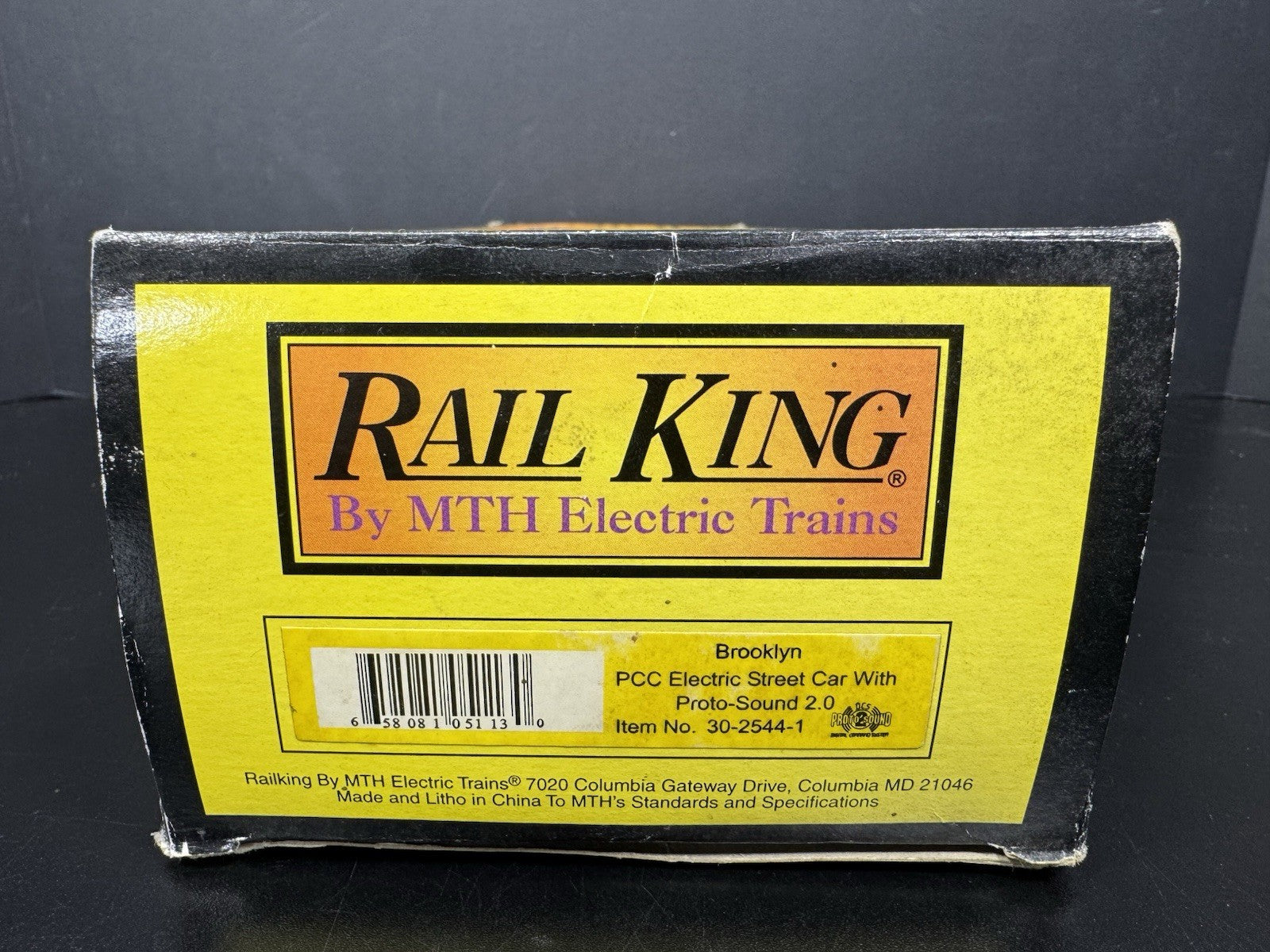MTH RailKing 30-2544-1 Brooklyn PCC electric street car #1001 PS2 BCR EX13
