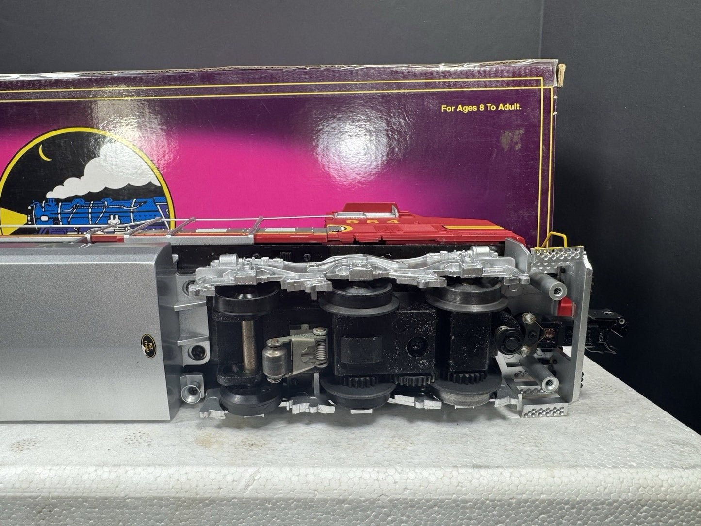 MTH 20-2265-1 Santa Fe Warbonnet AC6000 diesel engine #954 PS2 BCR EX12