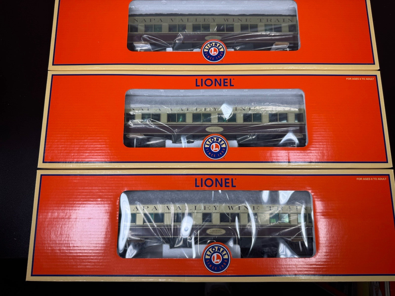 Lionel 6-31737 TMCC Napa Valley Wine Train Alco passenger set LNIB VHTF15