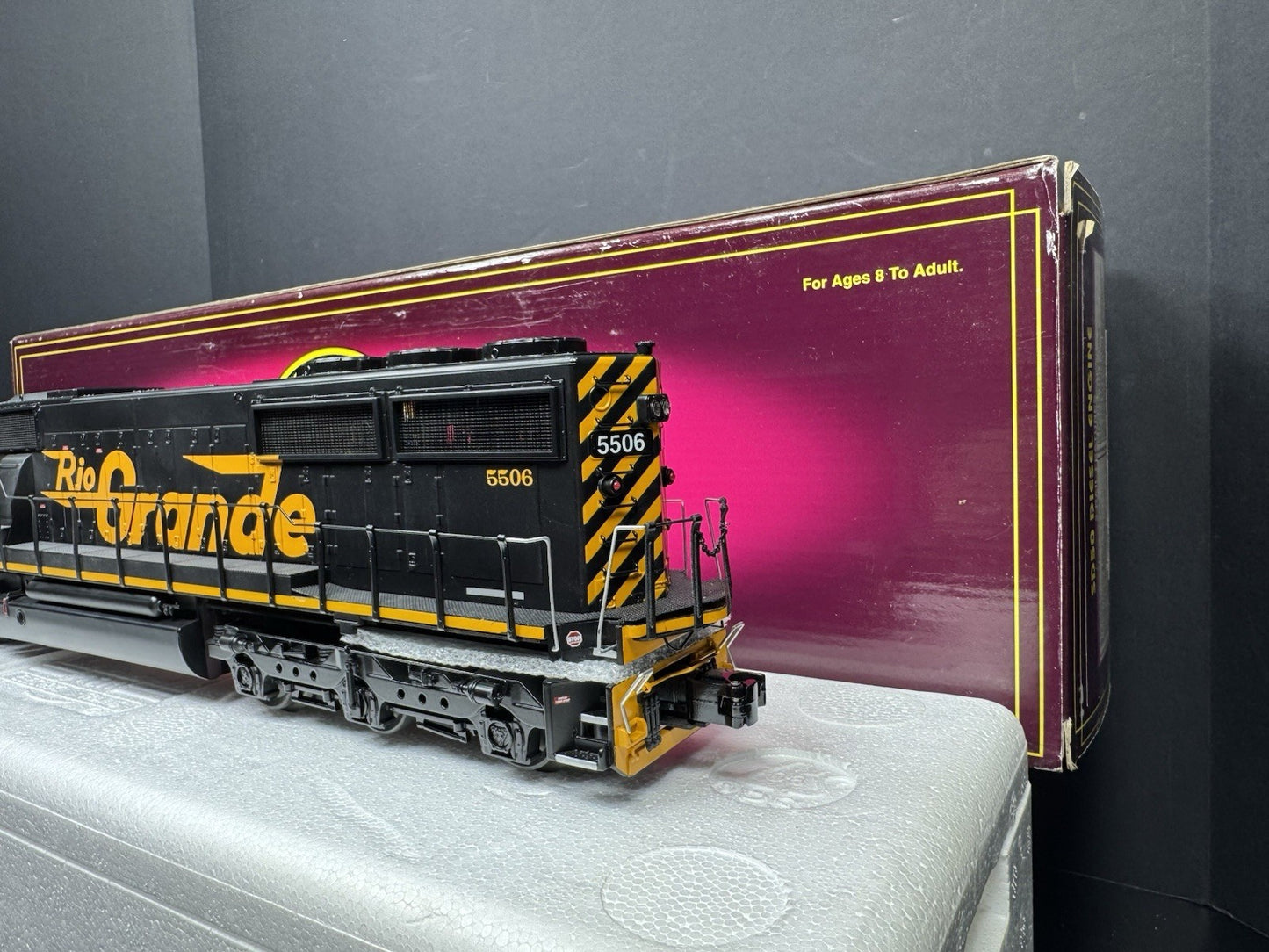 MTH 20-2579-1 Denver & Rio Grande SD50 diesel engine #5506 PS2 BCR LNIB4