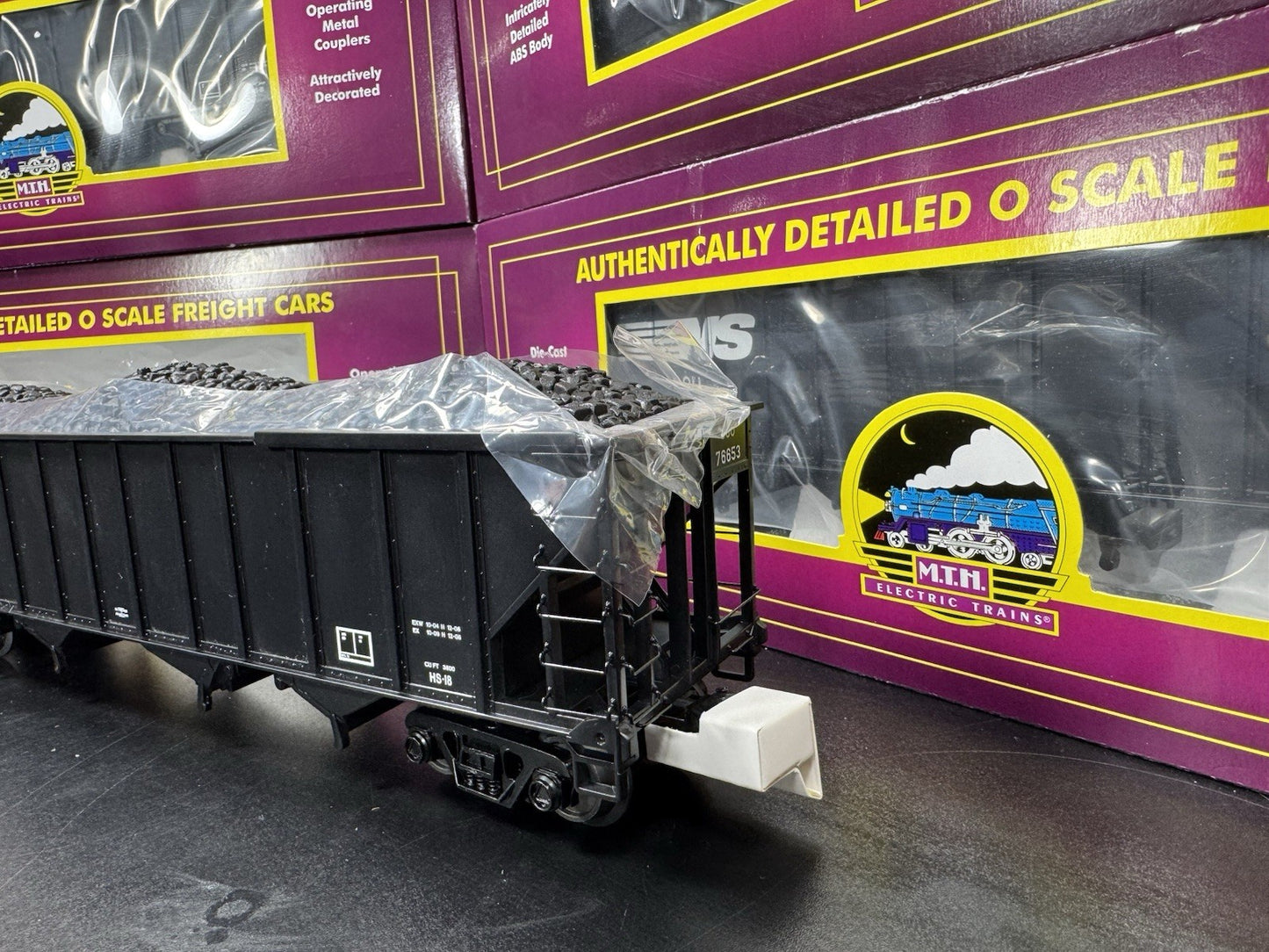 MTH 20-90579 Norfolk Southern NS 4-bay hopper 6-car set LNIB7