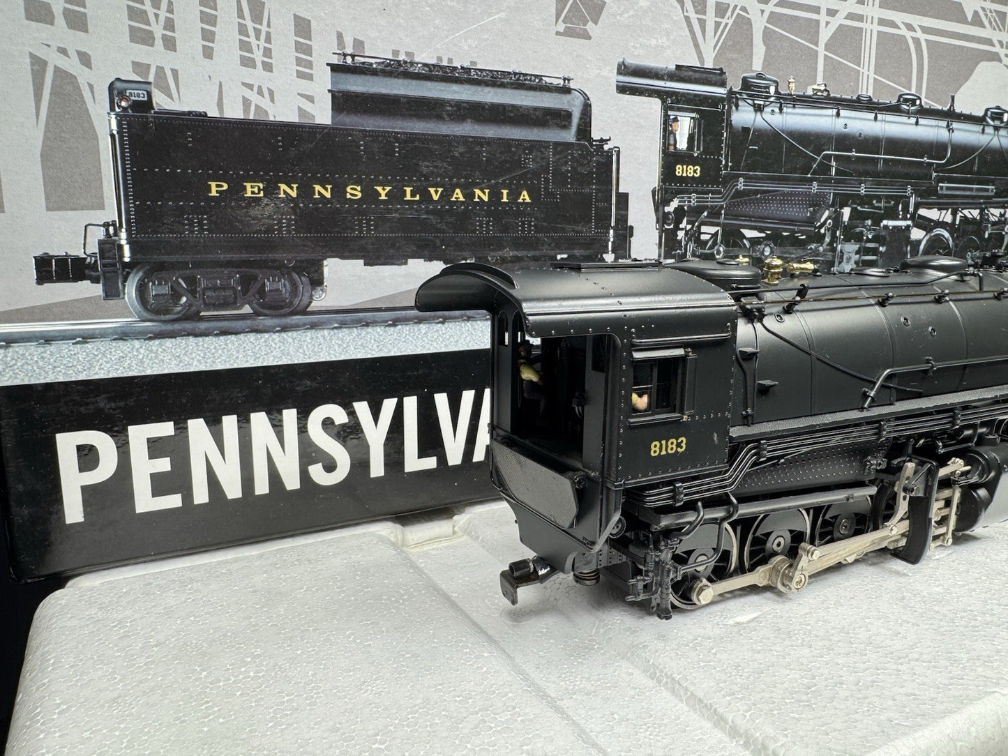 Lionel VISIONLINE 6-11154 Pennsylvania PRR 0-8-8-0 CC2 steam engine #8183 EX4