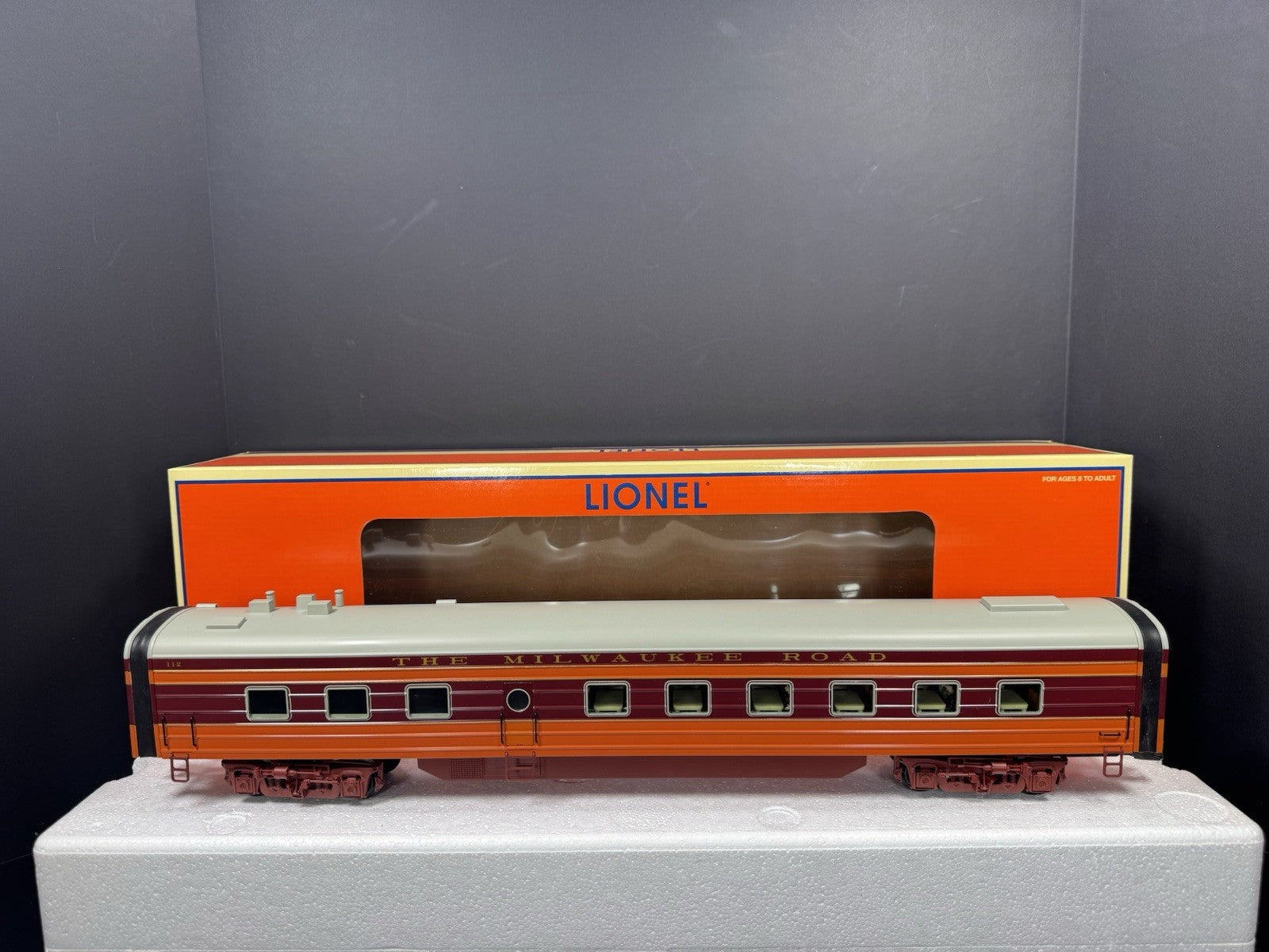 Lionel 6-29199 Milwaukee Road Hiawatha 18" aluminum StationSounds diner car LNIB5