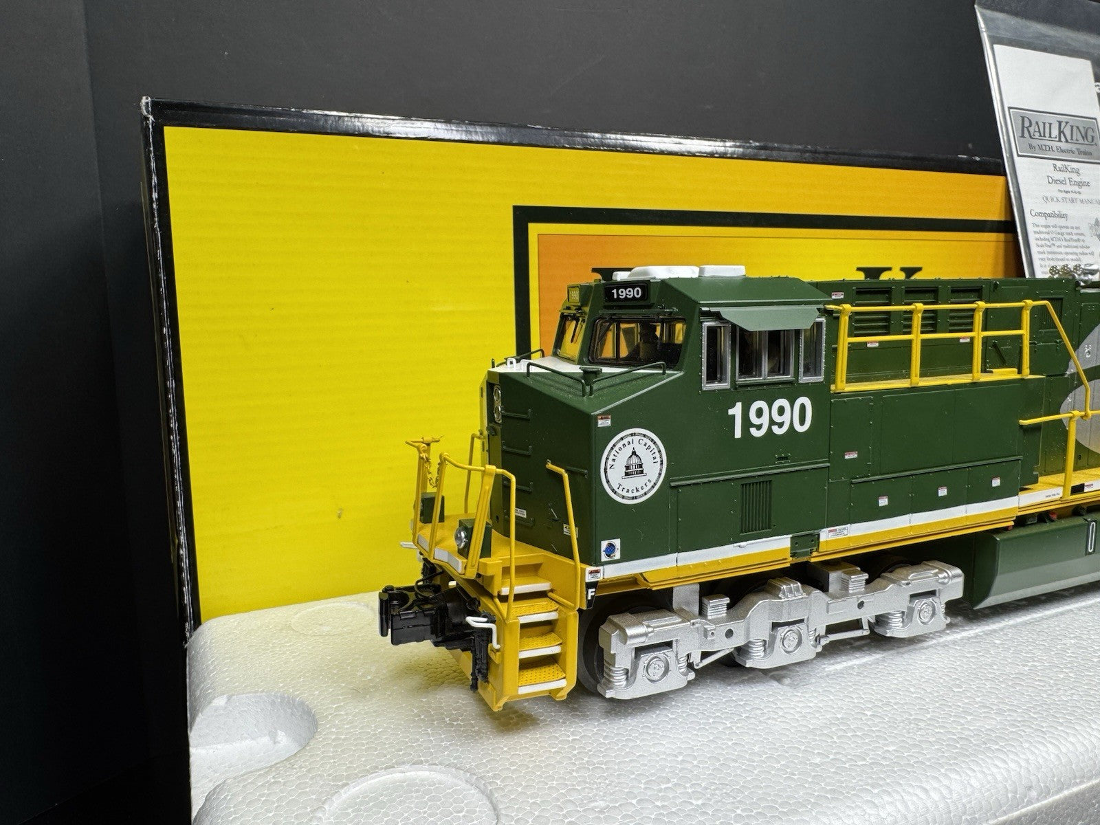 MTH RailKing 30-20480-1 National Capital Trackers ES44AC diesel engine PS3 NIB1