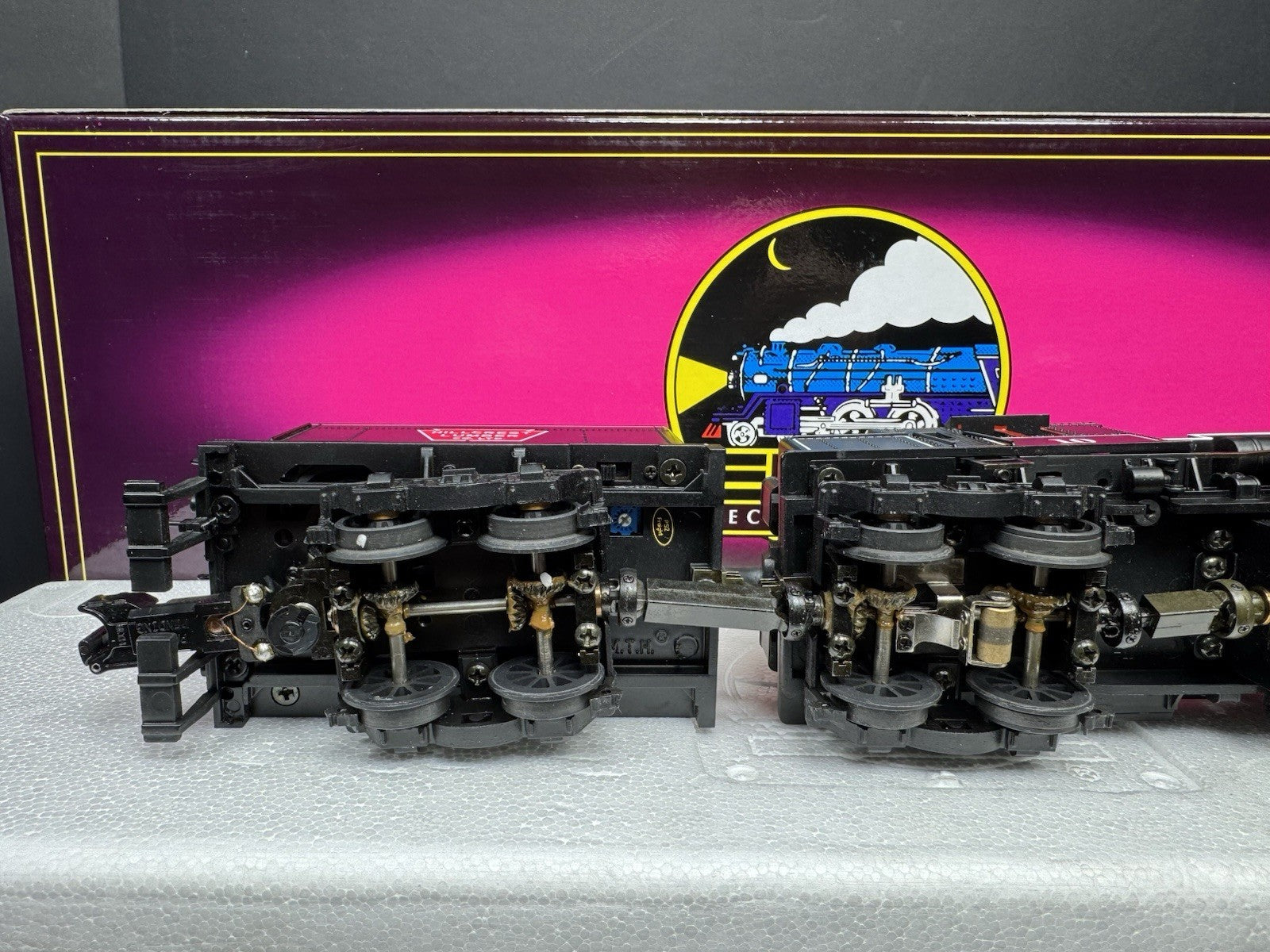 MTH 20-3039-1 HIllcrest Lumber Clmax logging steam engine #10 PS2 BCR LNIB12