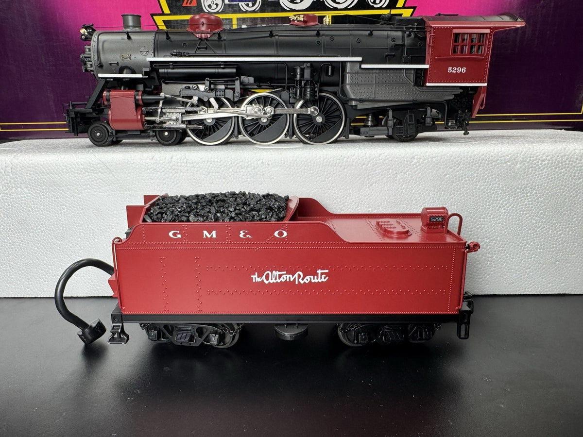 MTH 20-3087-1 GM&O 4-6-2 USRA Heavy Pacific steam engine #5296 PS2 BCR LNIB4